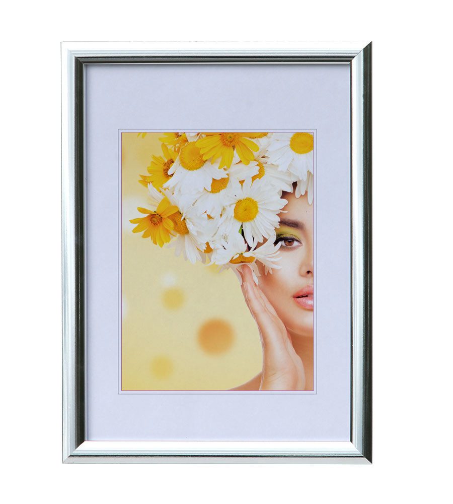 IDEAL TREND Bilderrahmen Kunststoffrahmen mit Klarglas Bilderrahmen PS-1 Frame Foto Collage Por