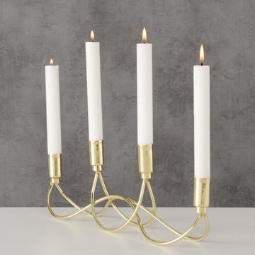 BOLTZE Kerzenständer Boltze Kerzenständer Tapino Kerzenhalter für 4 Kerzen stilvolles