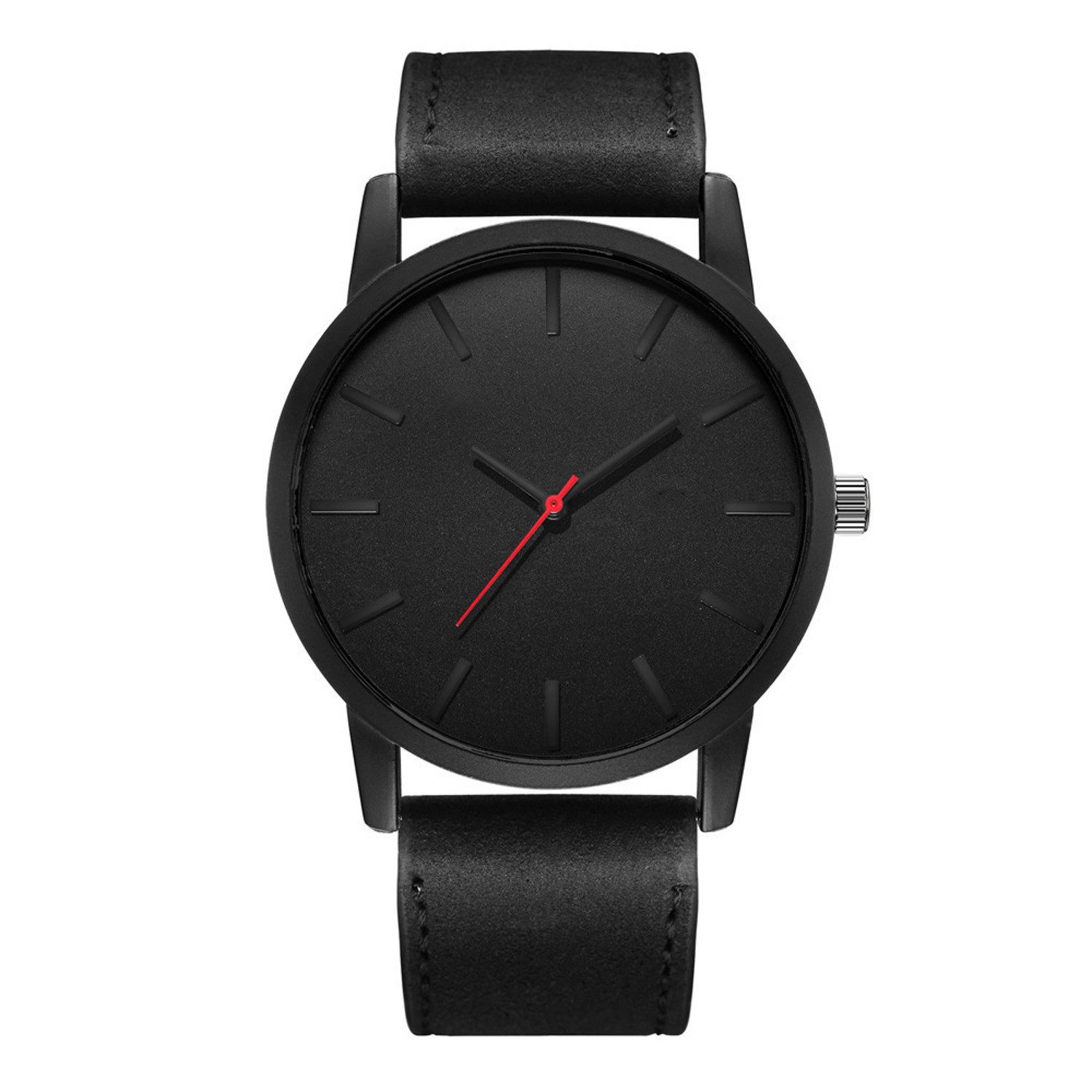 KARMA Quarzuhr Herrenuhr schwarz mit rotem Zeiger, (Herrenarmbanduhr Access günstig online kaufen