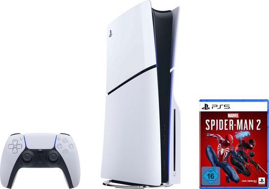 PS5 Slim (Disk Edition) Spiderman 2 Bundle