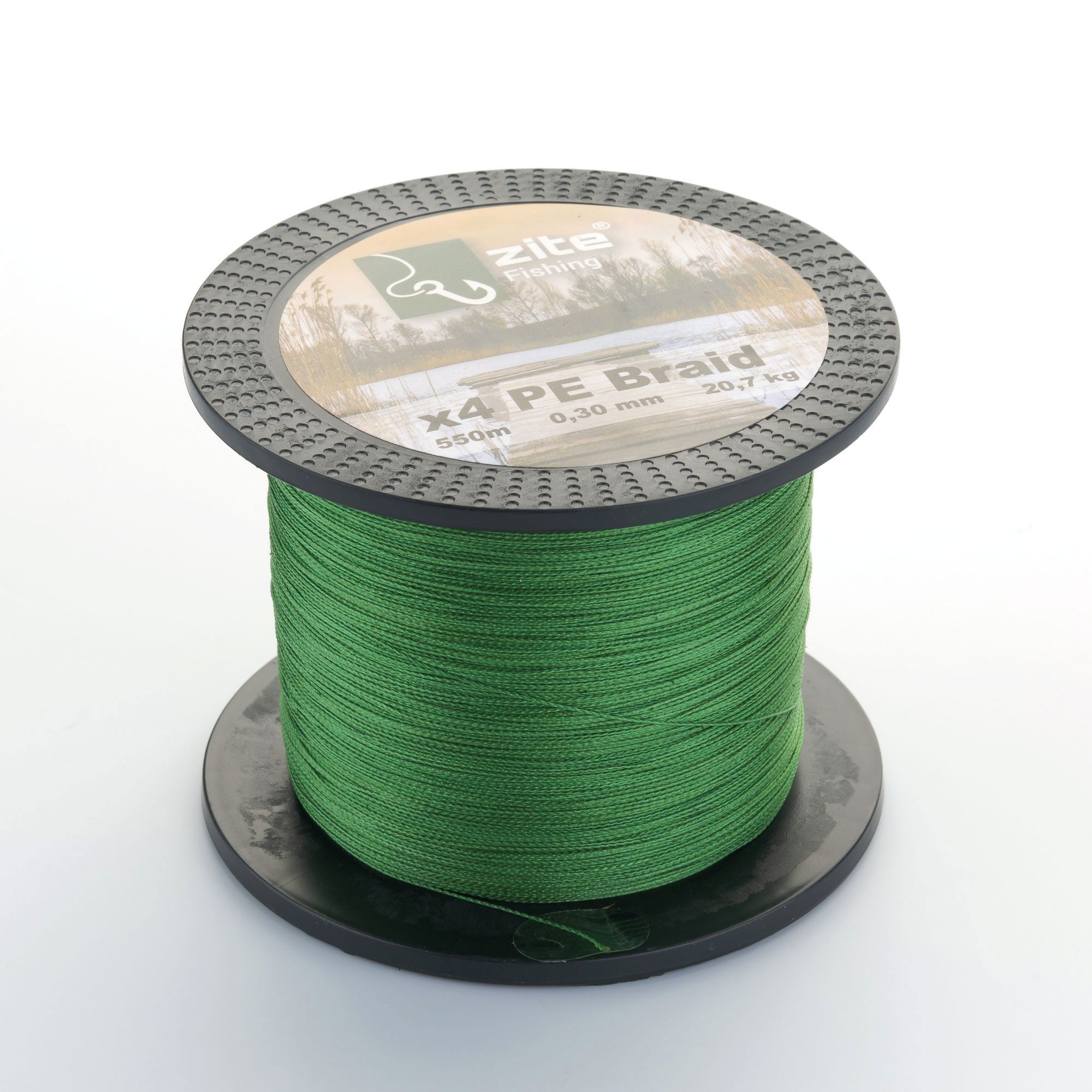 Zite Angelschnur 4x geflochten - 0,14-0,30 mm Angelsehne - 550m - 6,8-20,7 kg Tragkraft
