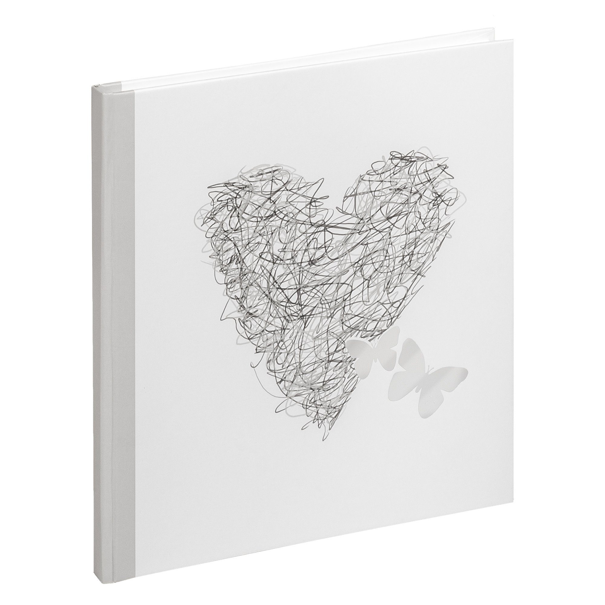 Walther Design Fotoalbum Hochzeitsalbum & Gästebuch Amorousness, buchgebunden, laminierter Kunstdruckeinband