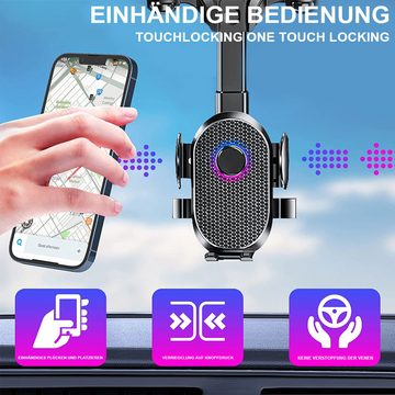 Juoungle Multifunktionale ausziehbare Handyhalterung Auto, Rückspiegel-Zubehör Smartphone-Halterung