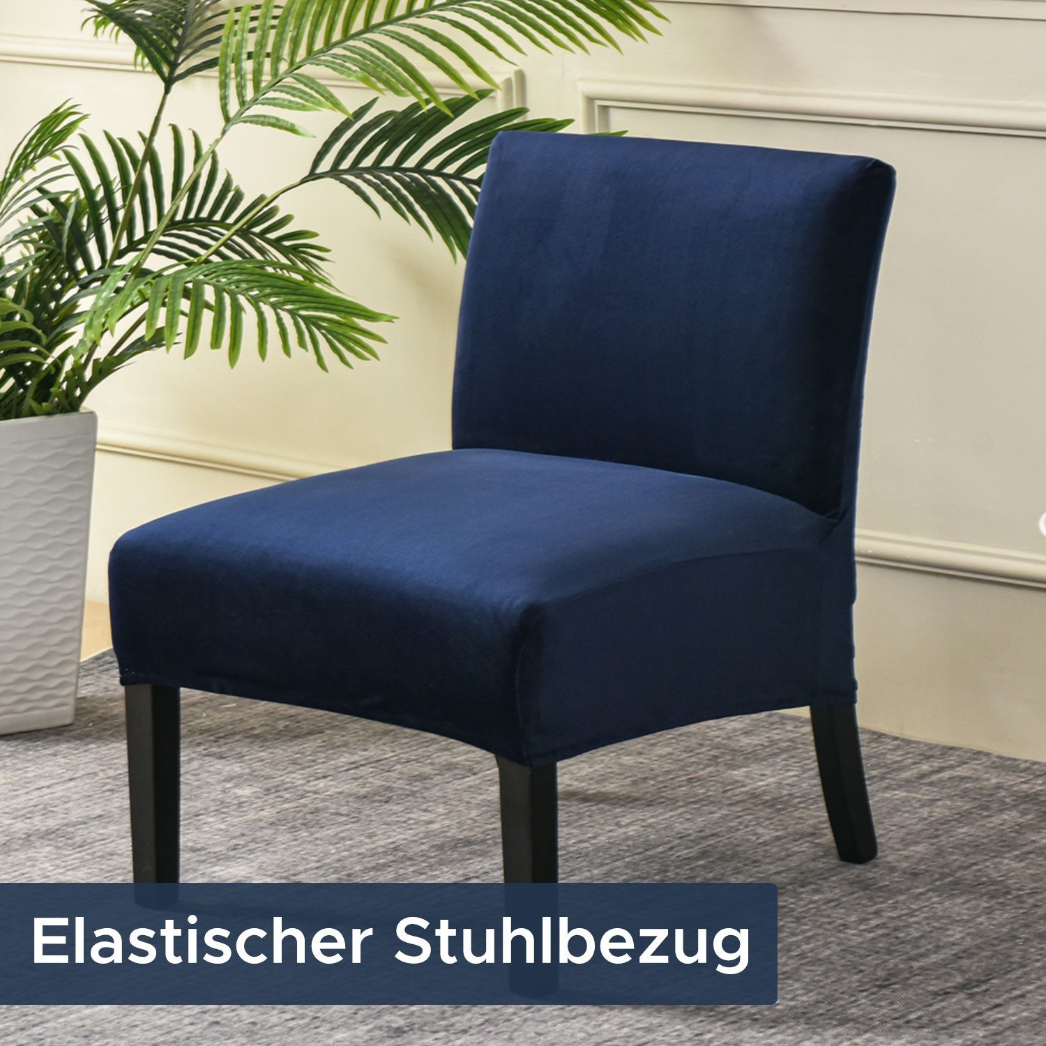 Refttenw Stuhlhusse Stretch Sesselhussen Ohne Armlehnen günstig online kaufen