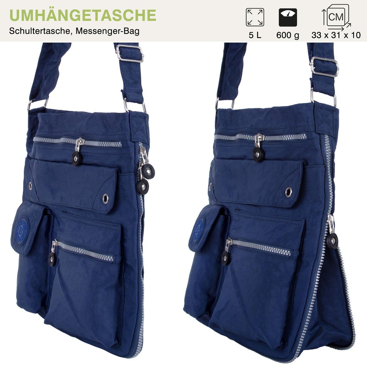compagno Henkeltasche, Sportive Umhänge-Tasche mit viel günstig online kaufen