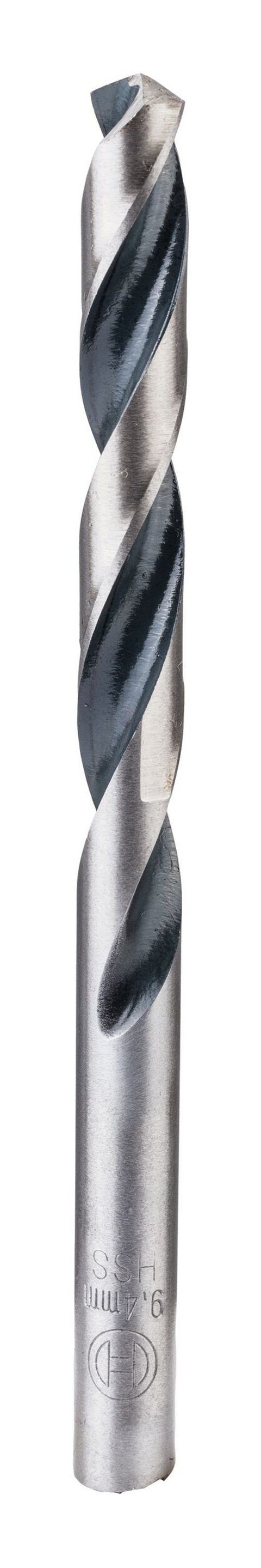 BOSCH Metallbohrer, (10 Stück), HSS PointTeQ (DIN 338) Metallspiralbohrer - 9,4 mm - 10er-Pack