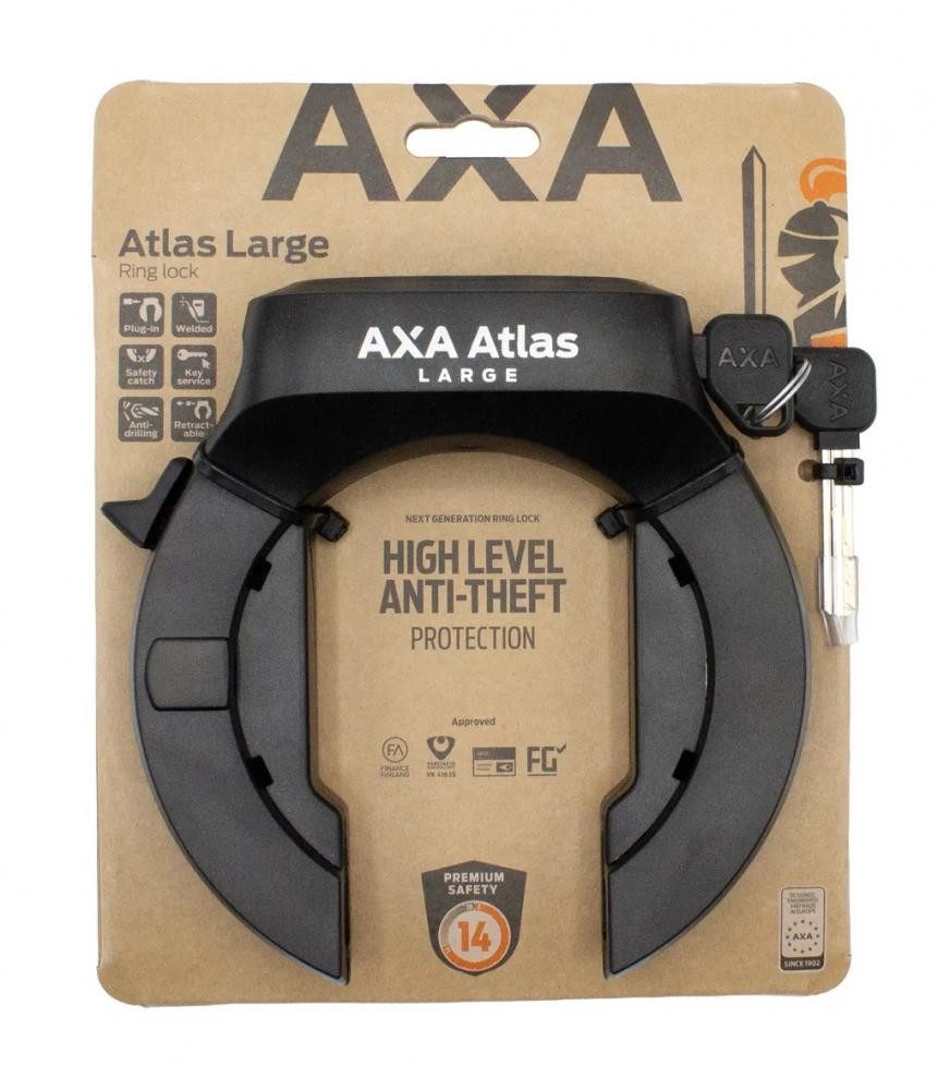 AXA Rahmenschloss AXA Rahmenschloss Atlas Large - Hochwertiges Fahrradschloss mit Sicher