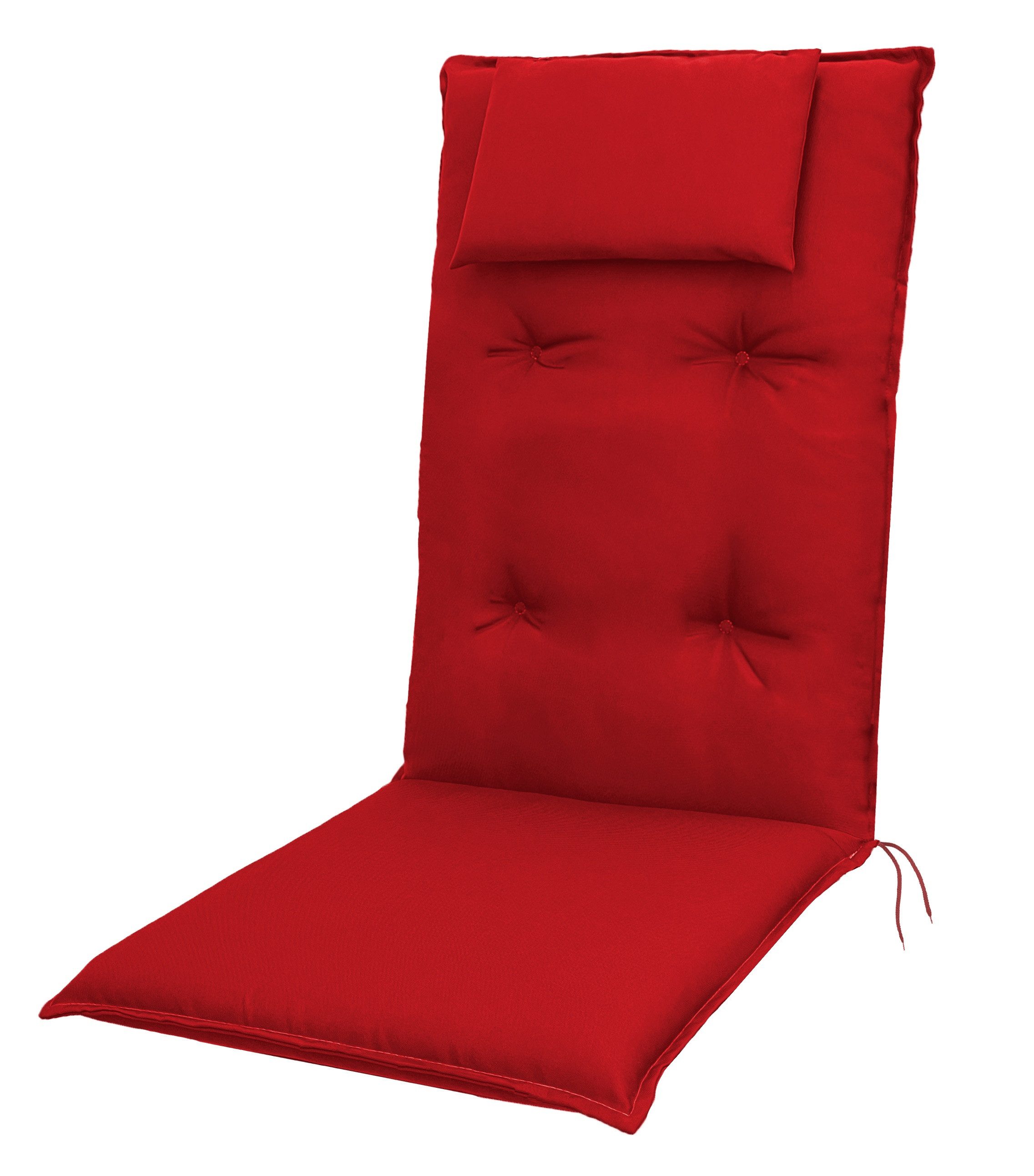 doppler® Hochlehnerauflage 8833 rot Gartenstuhl Auflagen günstig online kaufen