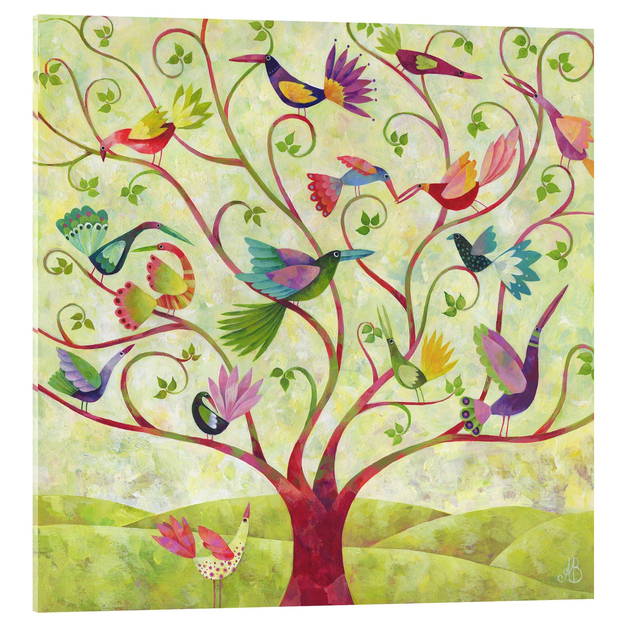 Konturpuzzle 'Vogelbaum' Für Kinder – 58 Teile, Gelegte Größe 33 X 52 Cm, Ab 4 Jahren