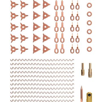 MSW Bördelgerät Ausbeulspotter Zubehör Ausbeulwerkzeug Set Punktschweißpistole, B: 8 cm, L: 38 cm