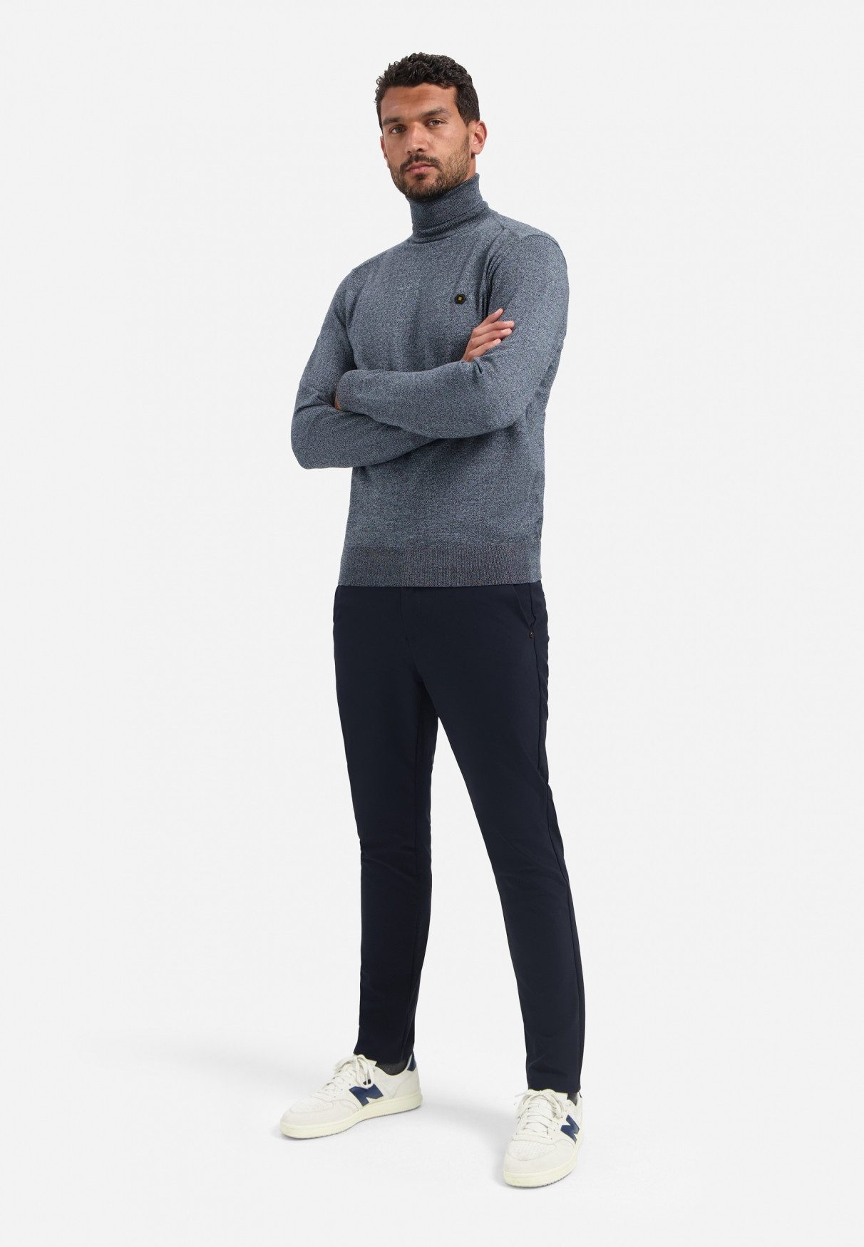 NO EXCESS Rollkragenpullover Pullover Roll Neck