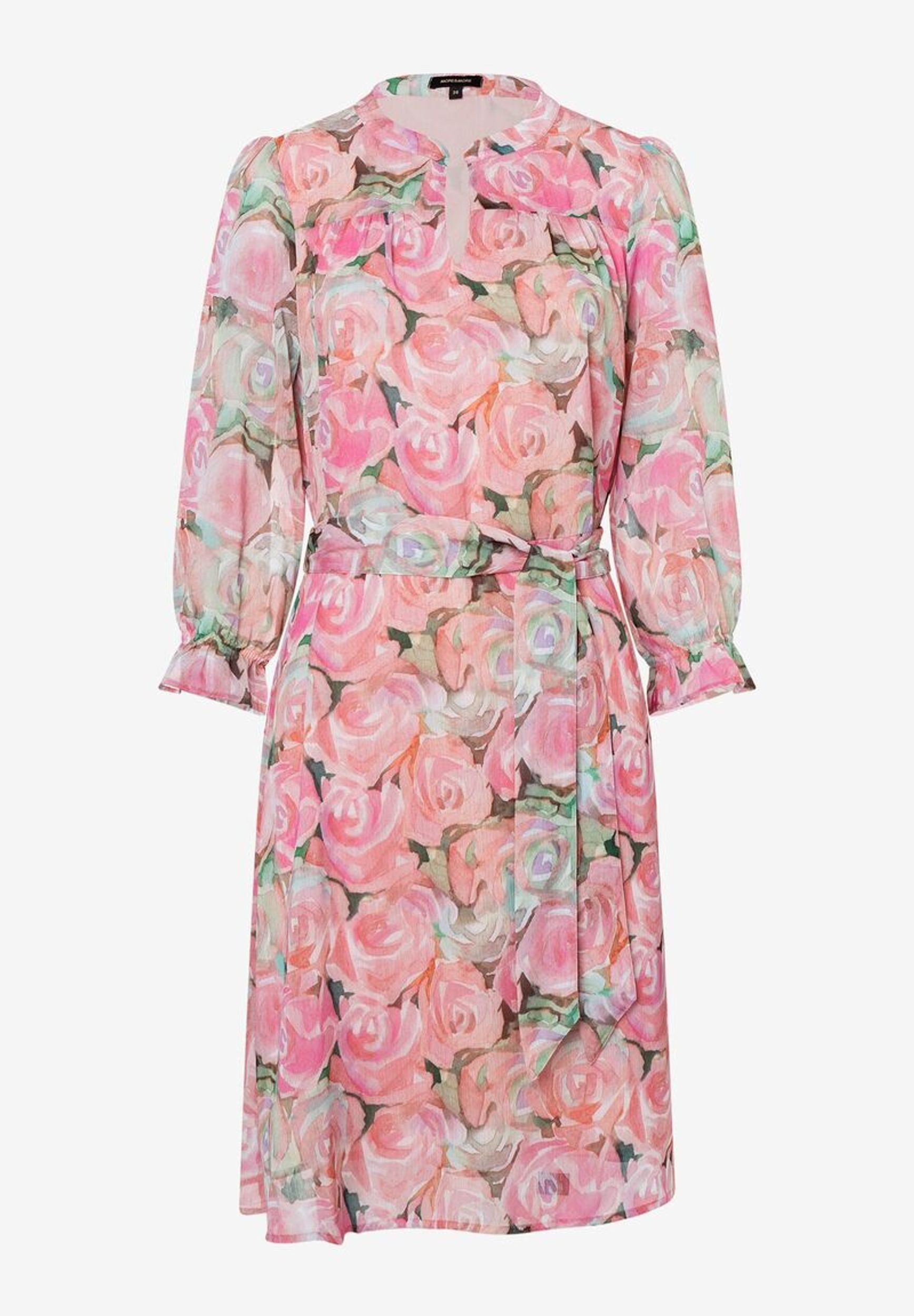 Sommerkleid Chiffonkleid Rosenprint Sommer-Kollektion