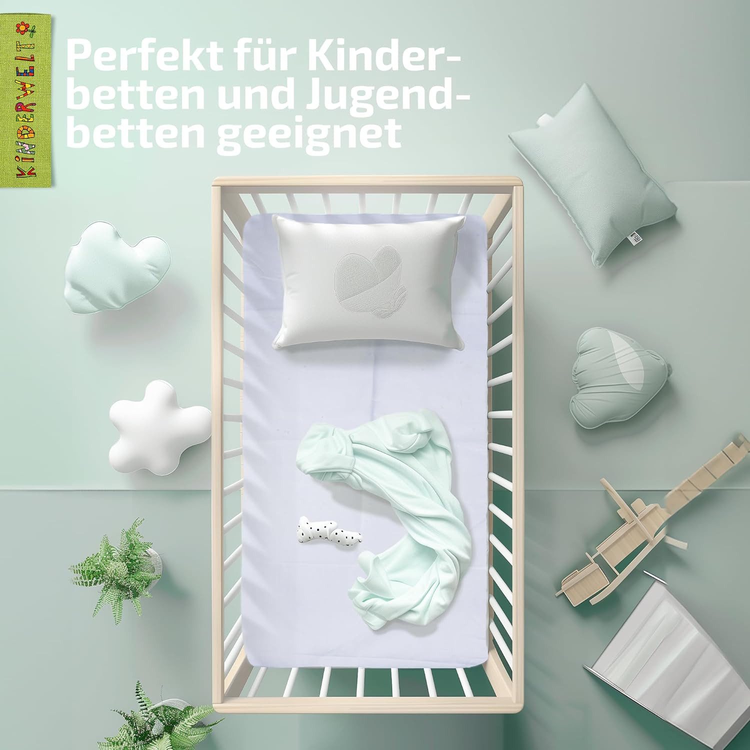 Kindermatratze Schaumstoff Matratze 70 x 140 Schaum Baby, KiNDERWELT – Bild 3 von 5