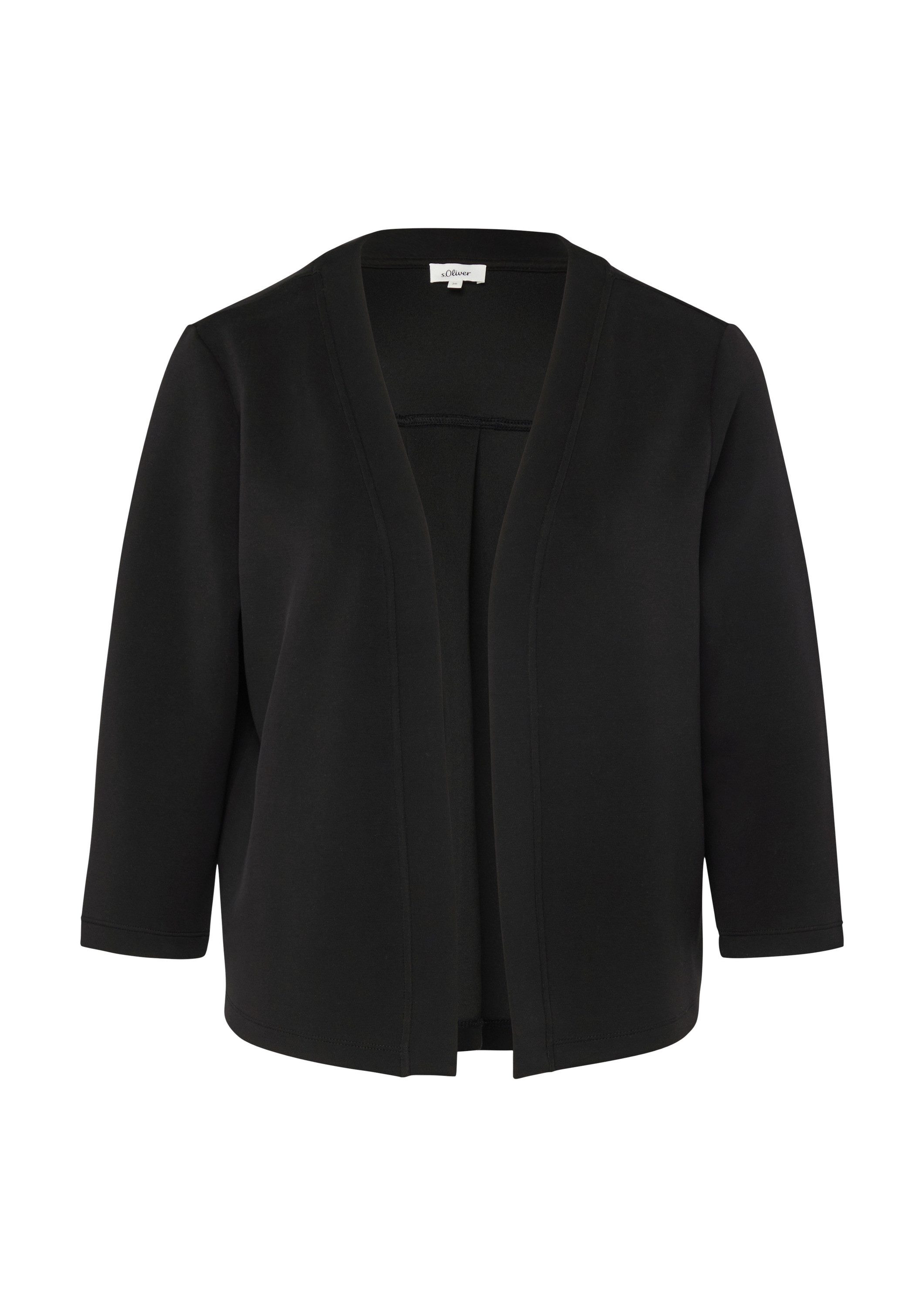 s.Oliver Sweatjacke Sweatshirt Jacke Scuba-Jacke