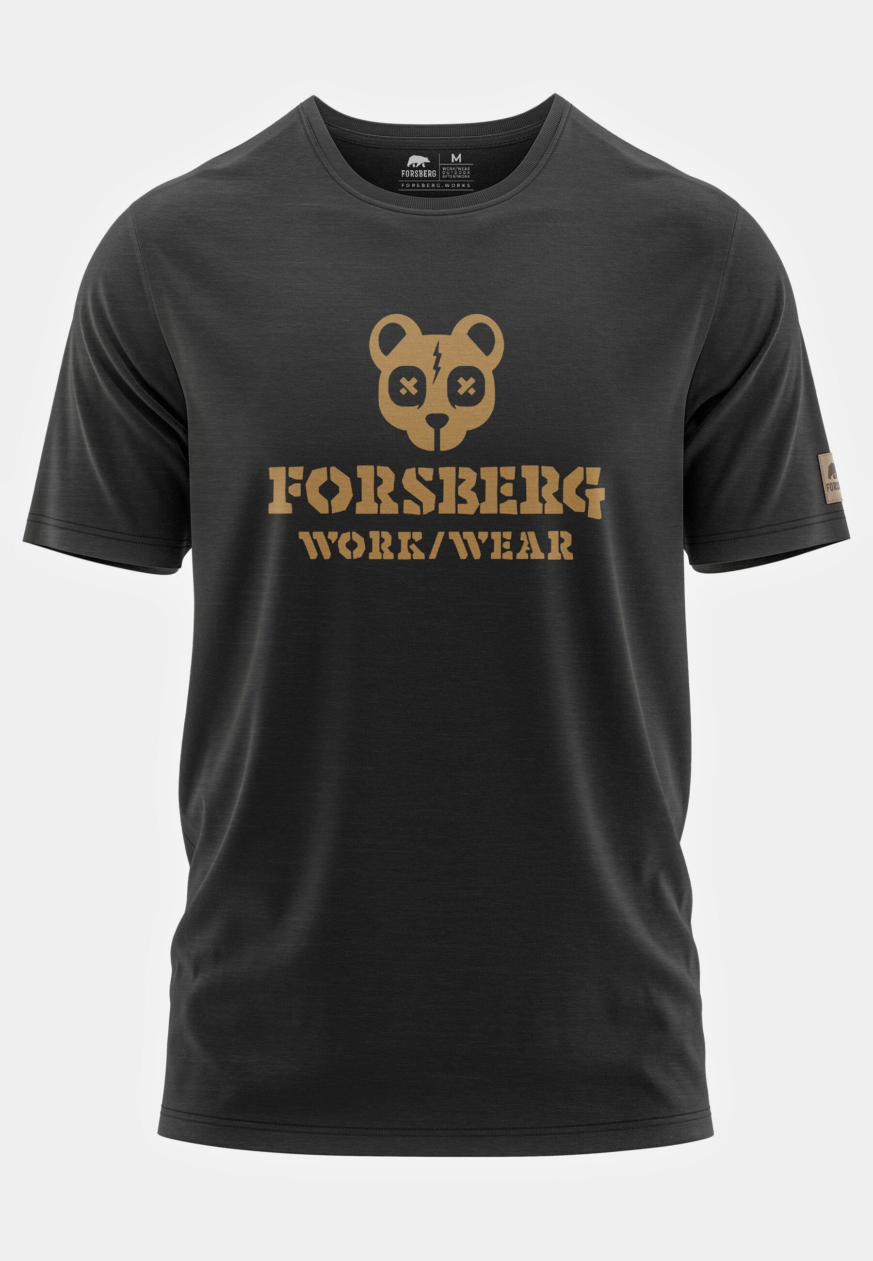 FORSBERG schwarz T-Shirt T-Shirt Björnarson FORSBERG