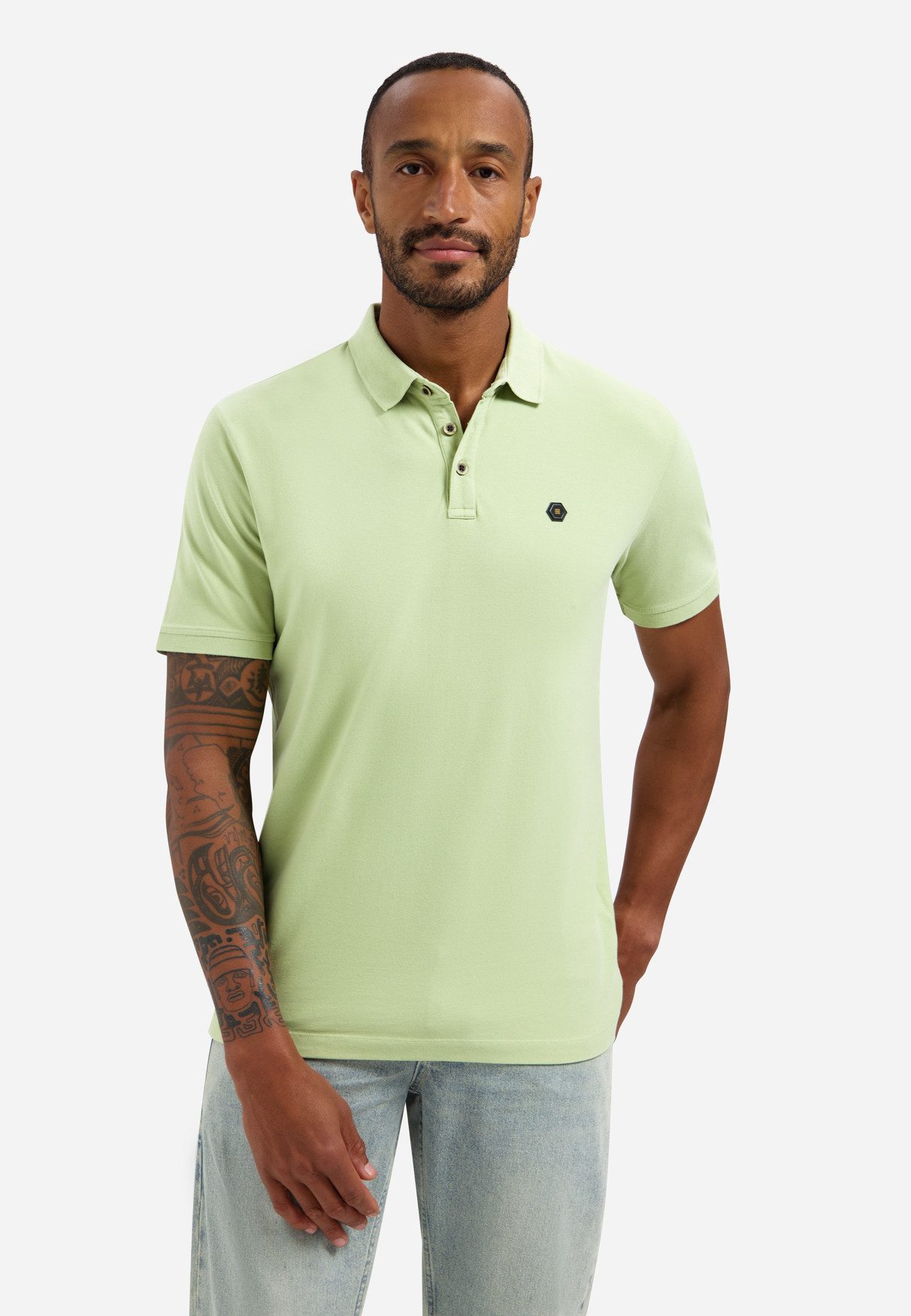 NO EXCESS Poloshirt Polo Short Sleeve Basic - Kurzarmshirt - Sommershirt