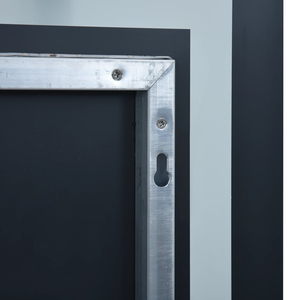 Wandspiegel furnicato LED-Badspiegel cm mit Berührungssensor 60x80