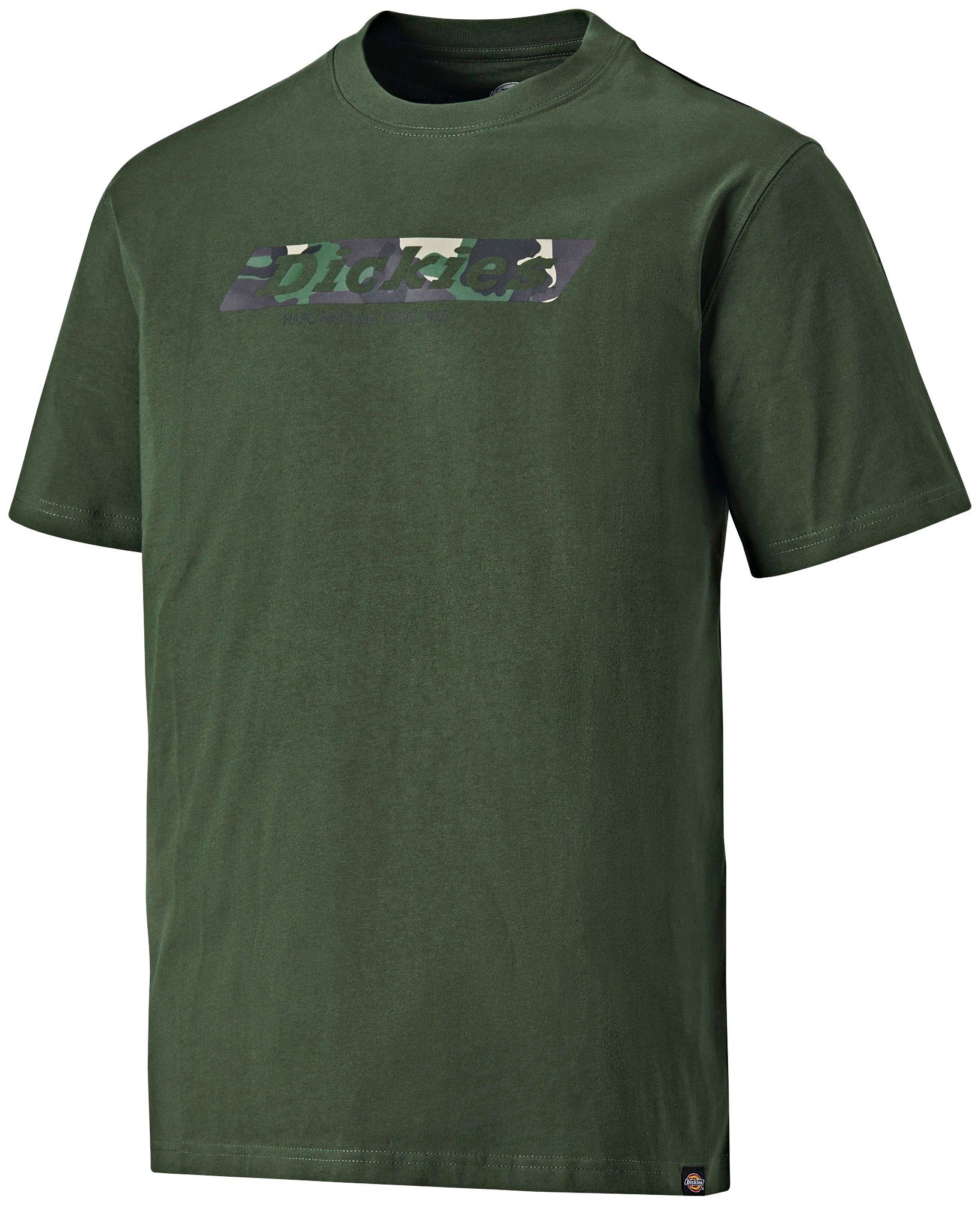 Dickies T-Shirt Alton, Gerippter Rundhalsausschnitt