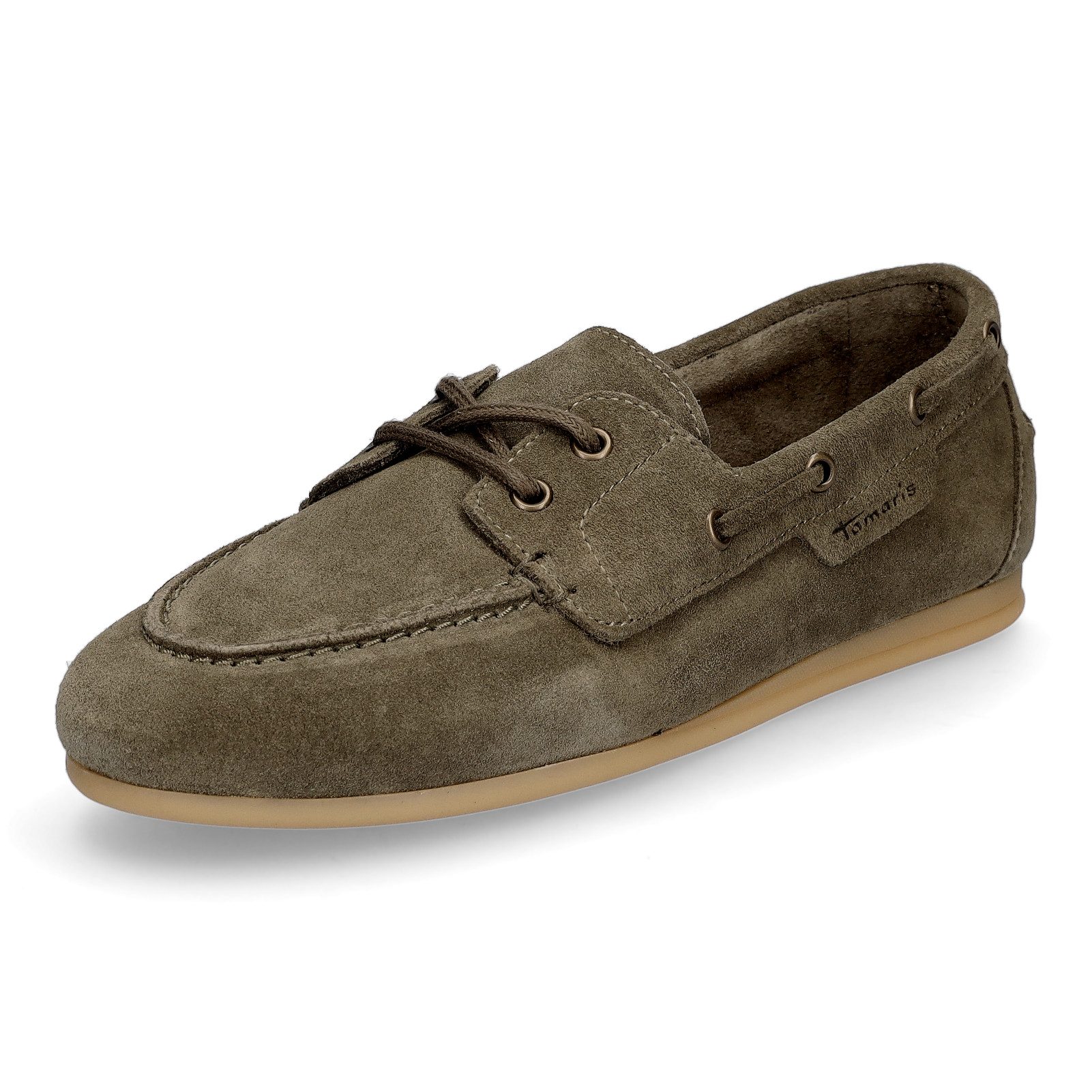 Tamaris Tamaris Damen Mokassin oliv Slipper