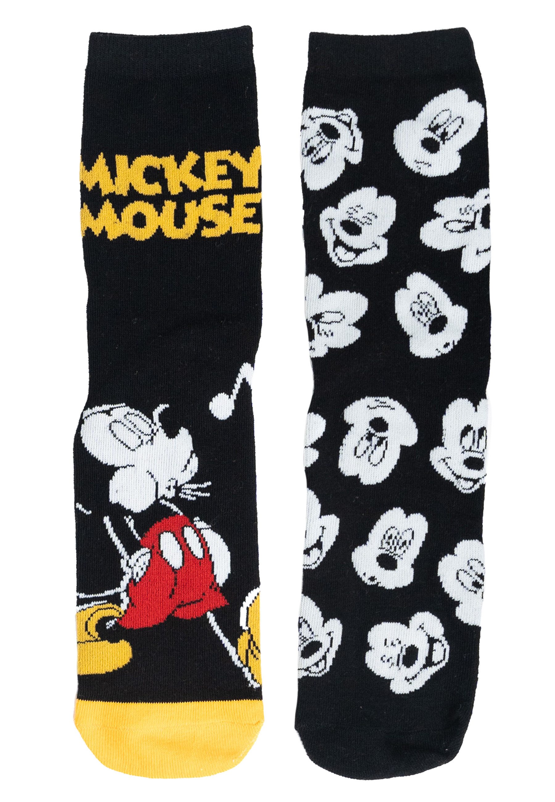 United Labels® Socken Disney Mickey Mouse Socken Sneaker Strümpfe (5er Pack) 40-45