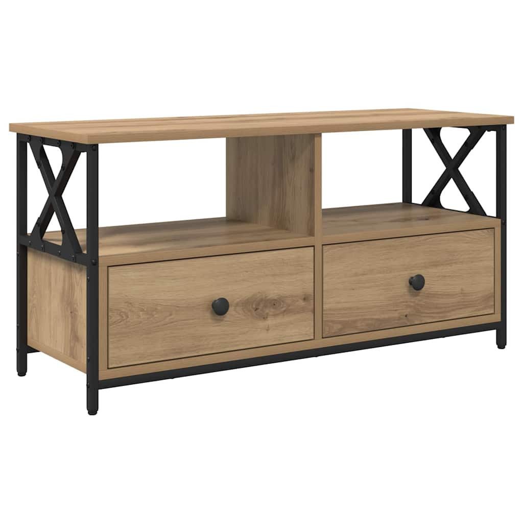 vidaXL TV-Schrank TV-Schränk mit Schubladen Artisan-Eiche 90 x 33 x 45 cm ( günstig online kaufen