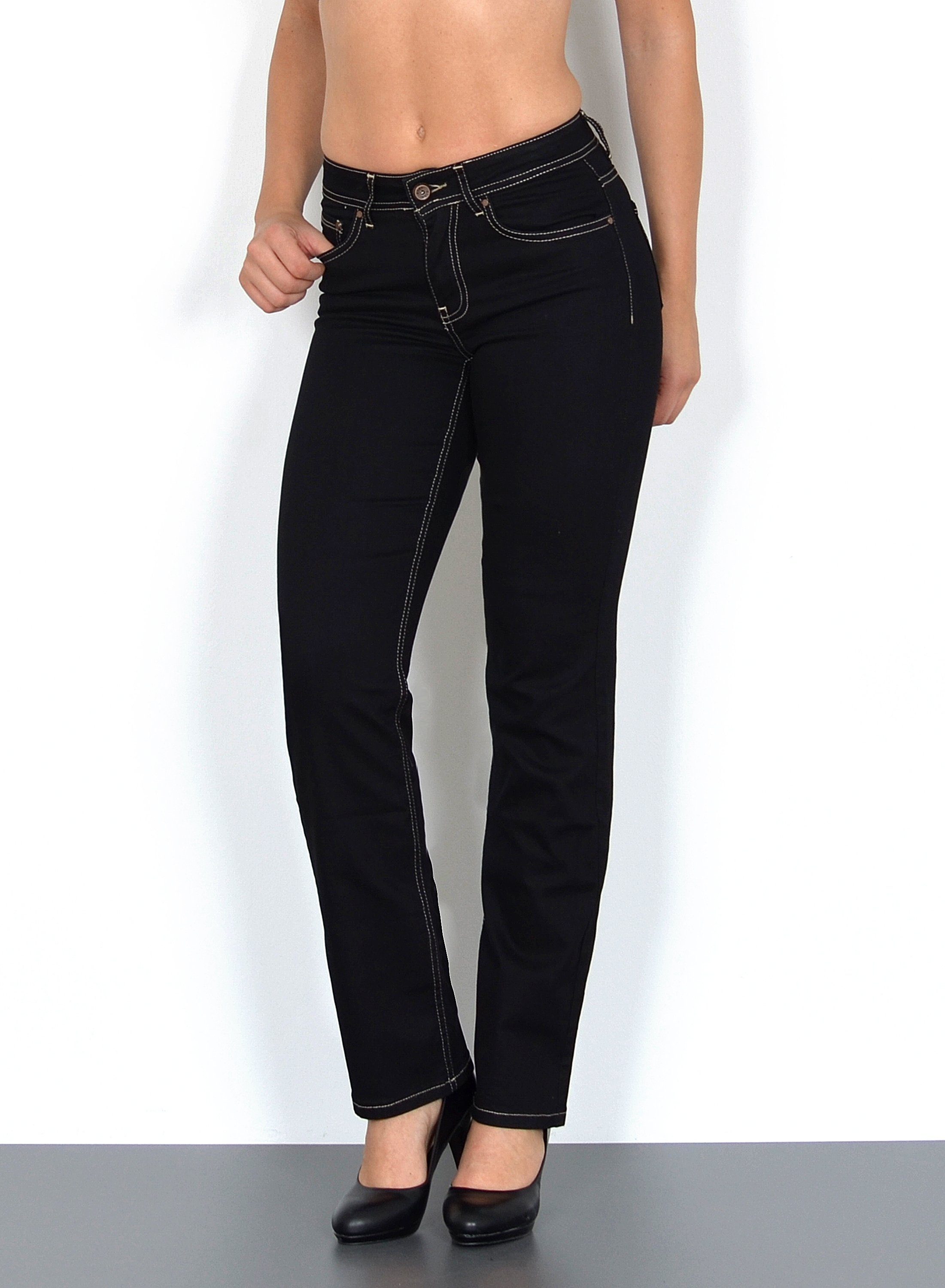 ESRA Straight-Jeans High Waist Straight Fit günstig online kaufen
