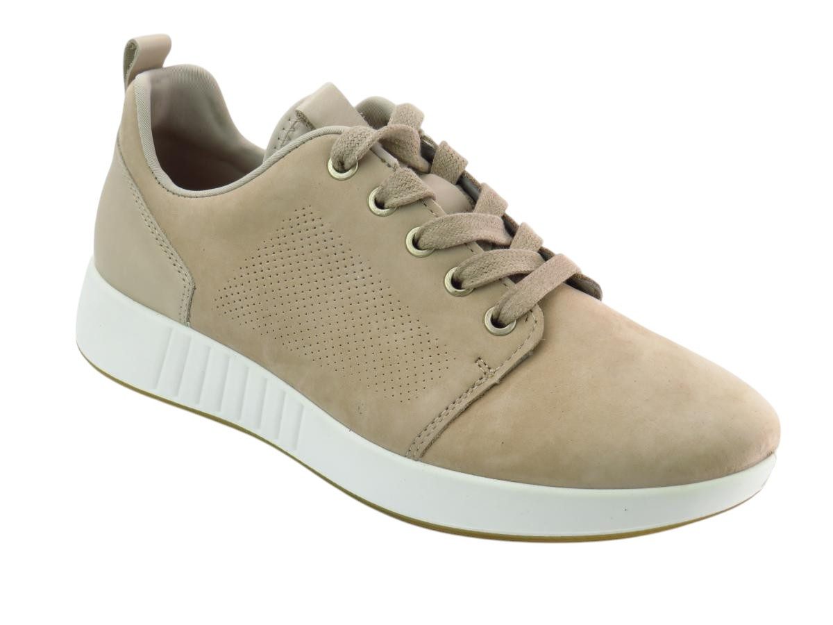Essence Nubuk beige Schnürschuh