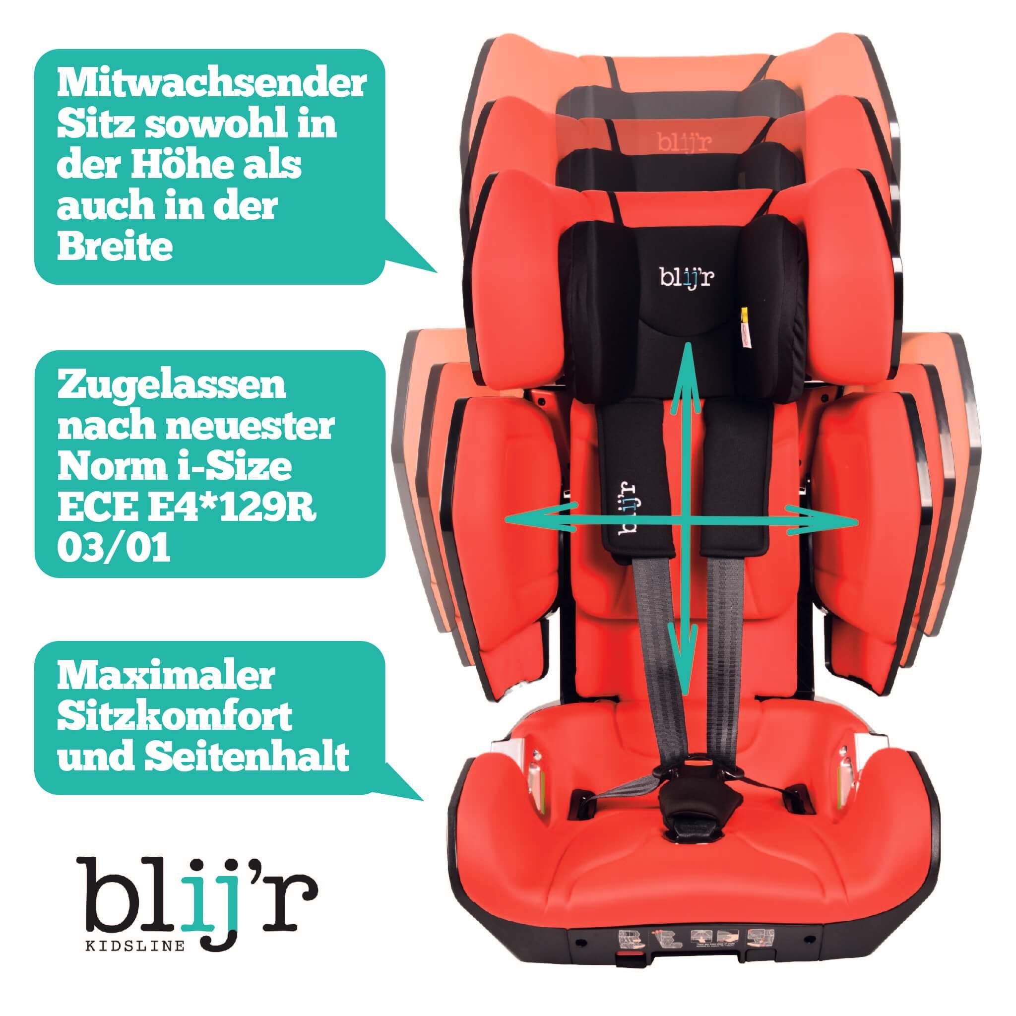 bis: mitwachsender Autositz 5Jahre, Autositz, Jahren, ab: ab bis kg, Polsterung 3,5 kg, ab: 15,00 3, Autokindersitz abwaschbare Uniek 12 12 Jahre, 36,00 Blij´r bis: Kindersitz für rot Kinder