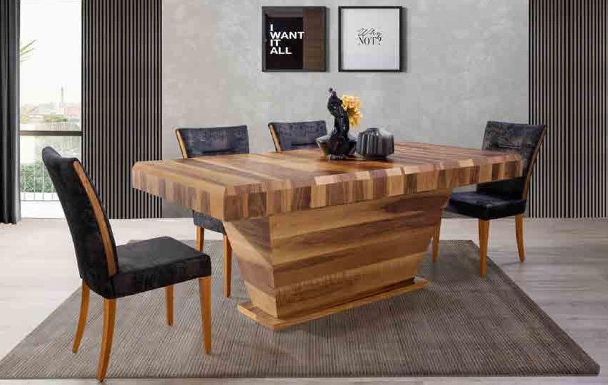 JVmoebel Esstisch, Esstisch Tische Möbel Rechteckig Tisch Luxus Luxus Esstische Holz