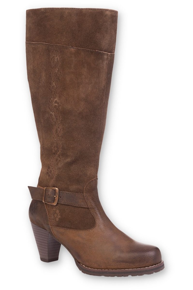 Spieth & Wensky Trachtenstiefel Damen - JOHANNITA - bisam Stiefelette