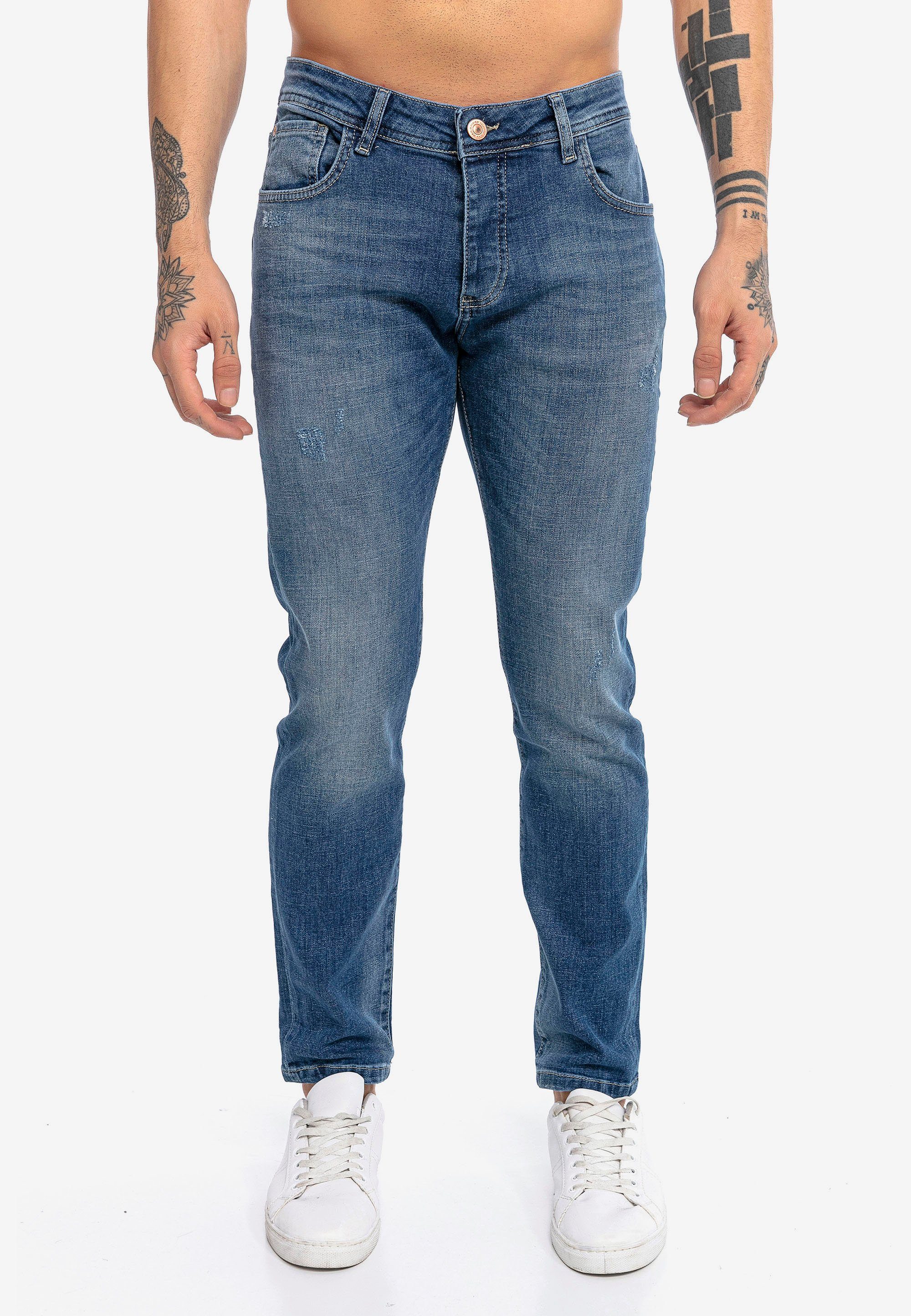 Faded mit RedBridge Slim-fit-Jeans cooler Wave Newport Waschung News