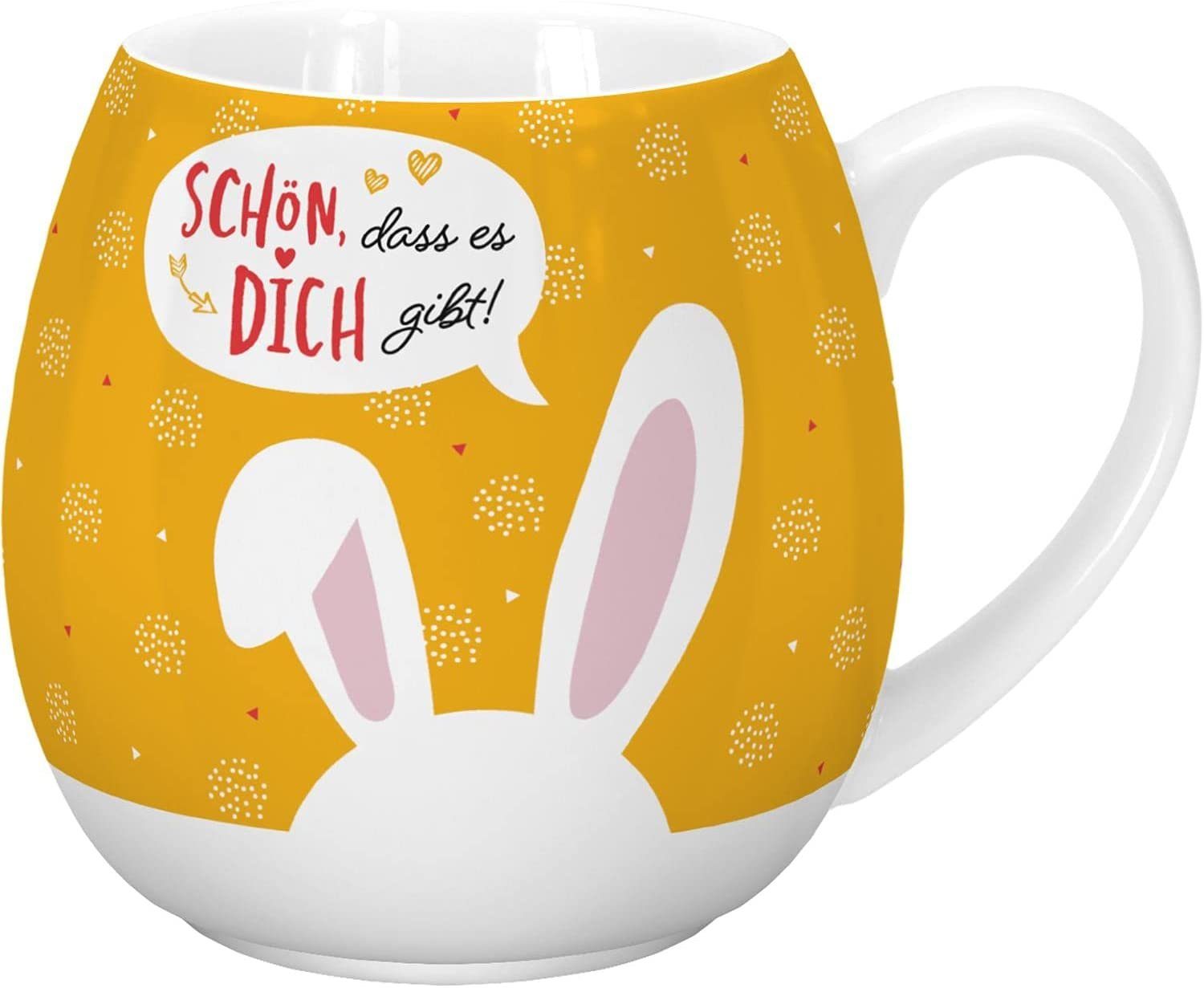 Sheepworld Tasse Sheepworld bauchige Form Porzellan Tasse 450ml Schön, dass es Dich, Porzellan
