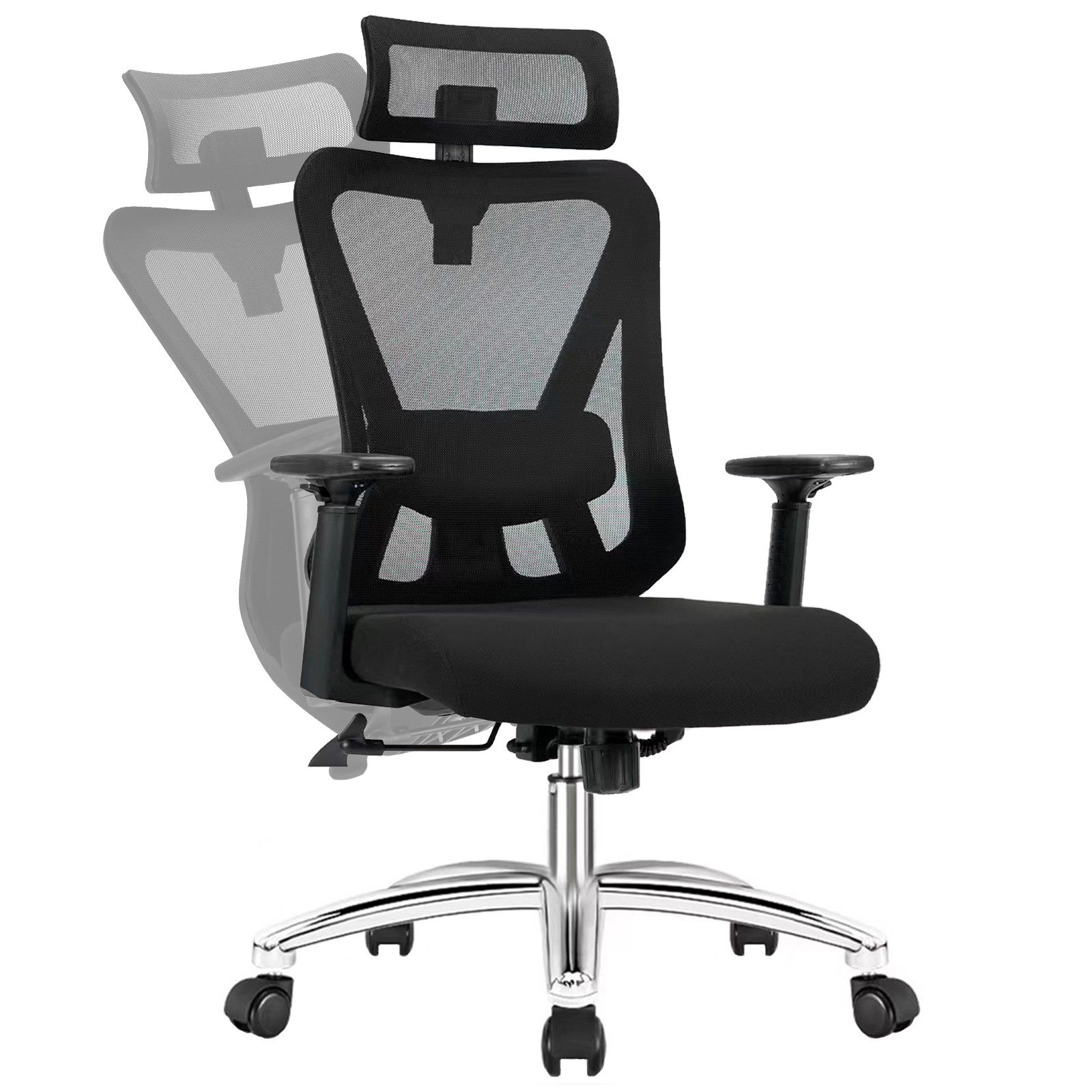 Durrafy Bürostuhl Ergonomischer,Mesh Schreibtischstuhl,Chefsessel (mit Wipp günstig online kaufen