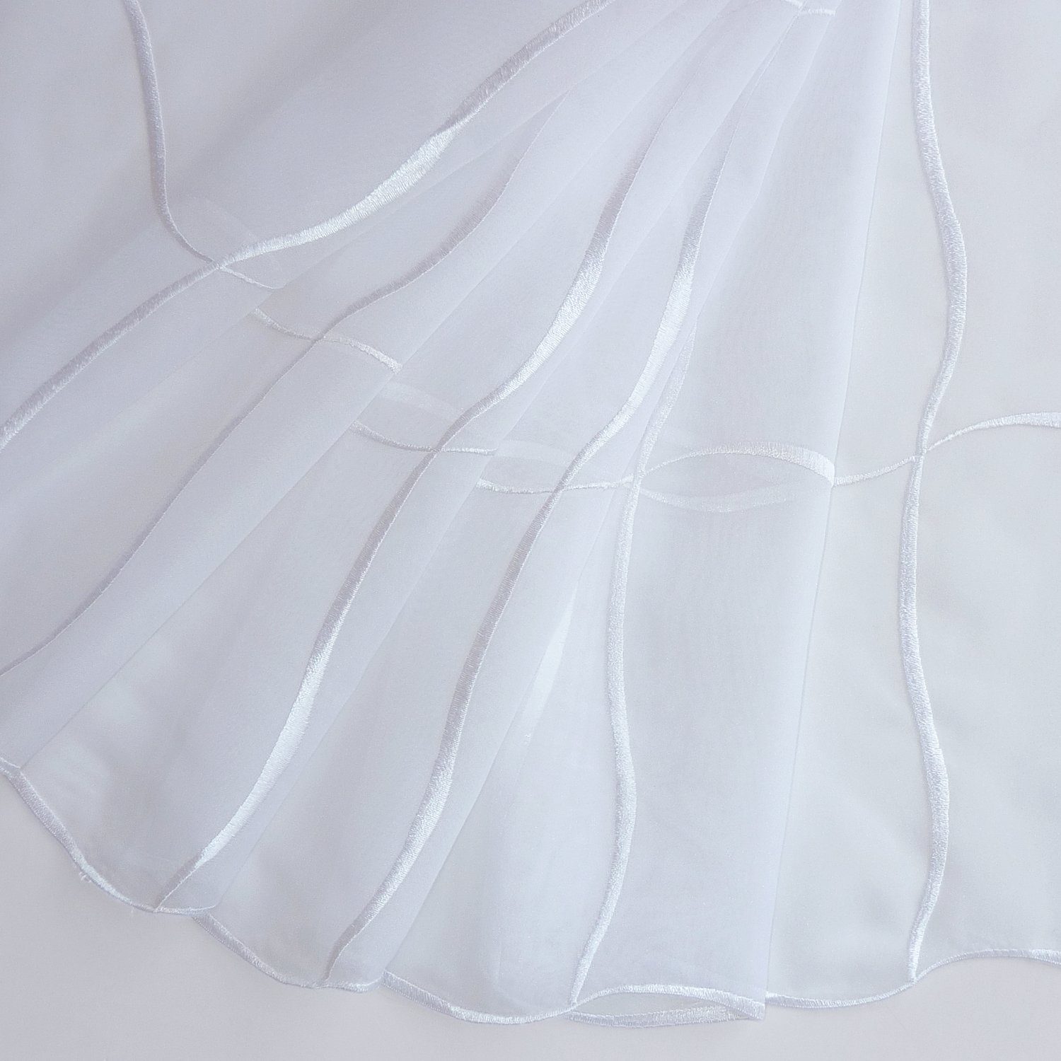 Gardine edle Bistrogardine, in cm, Größe weiß Giantore Farbe der 150x50