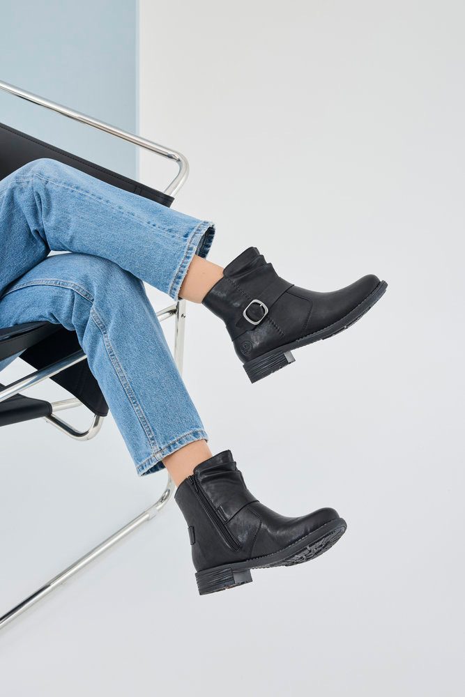 Rieker Stiefelette Boots, Blockabsatz, mit Innenreißverschluss günstig online kaufen