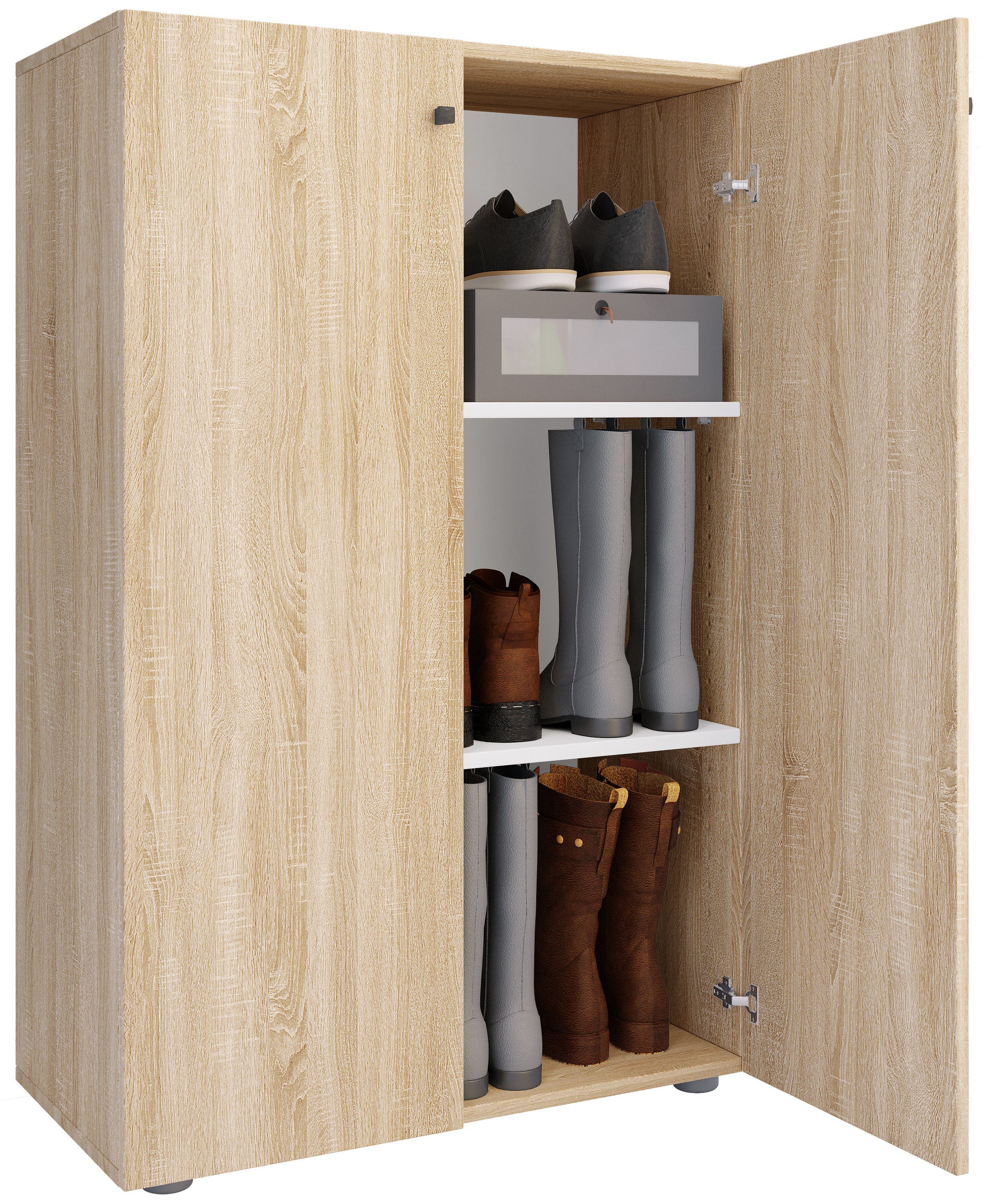 Schuhschrank Holz Schuhschrank Schuhregal Schuhkommode Lona 3