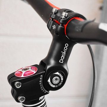 Daskoo Lenkervorbau Fahrrad Bike Lenkererhöhung Alu Vorbauverlängerung Verstellbar 31.8mm