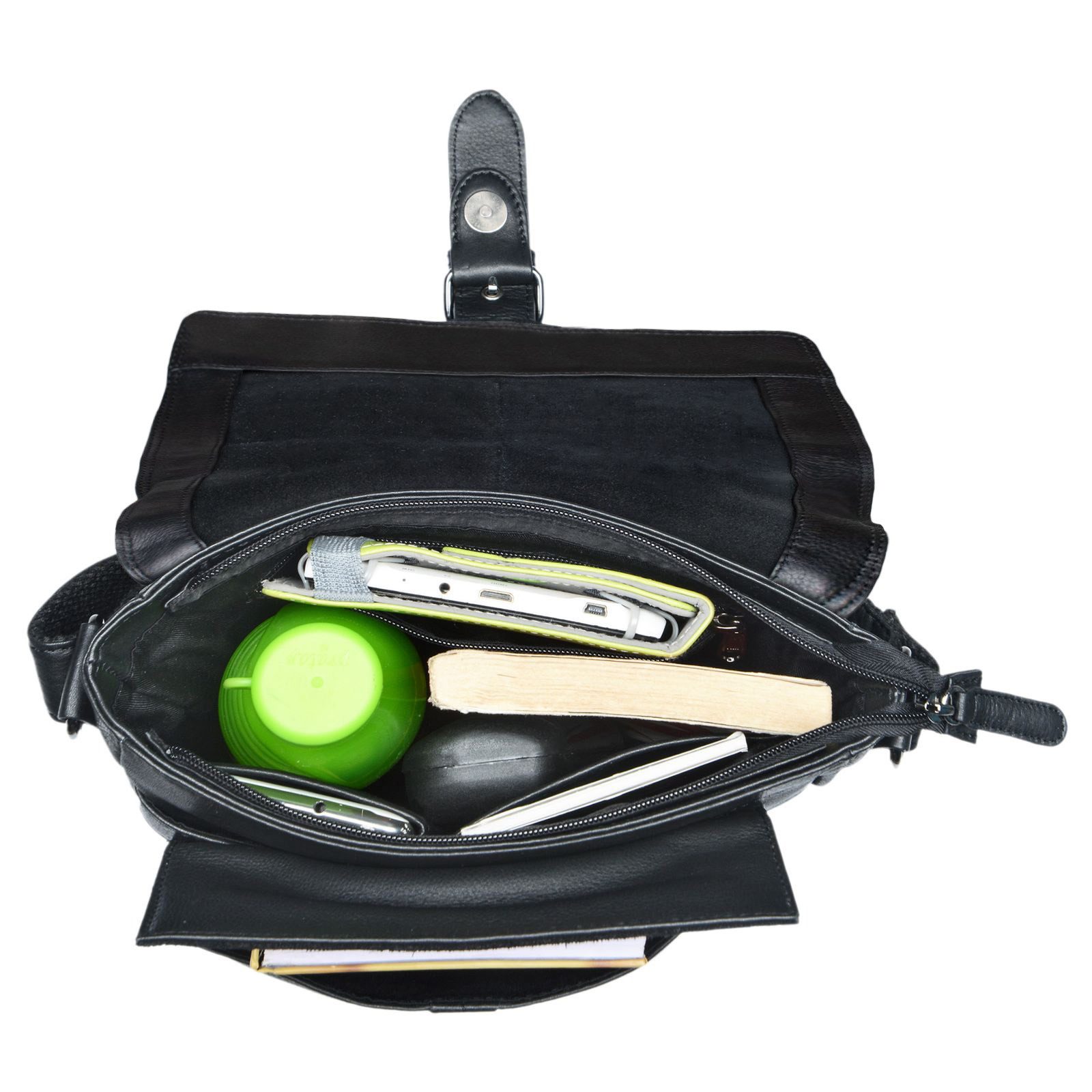 STILORD Schultertasche "Nevio" Herrentasche Leder Umhängetasche – Bild 3 von 5