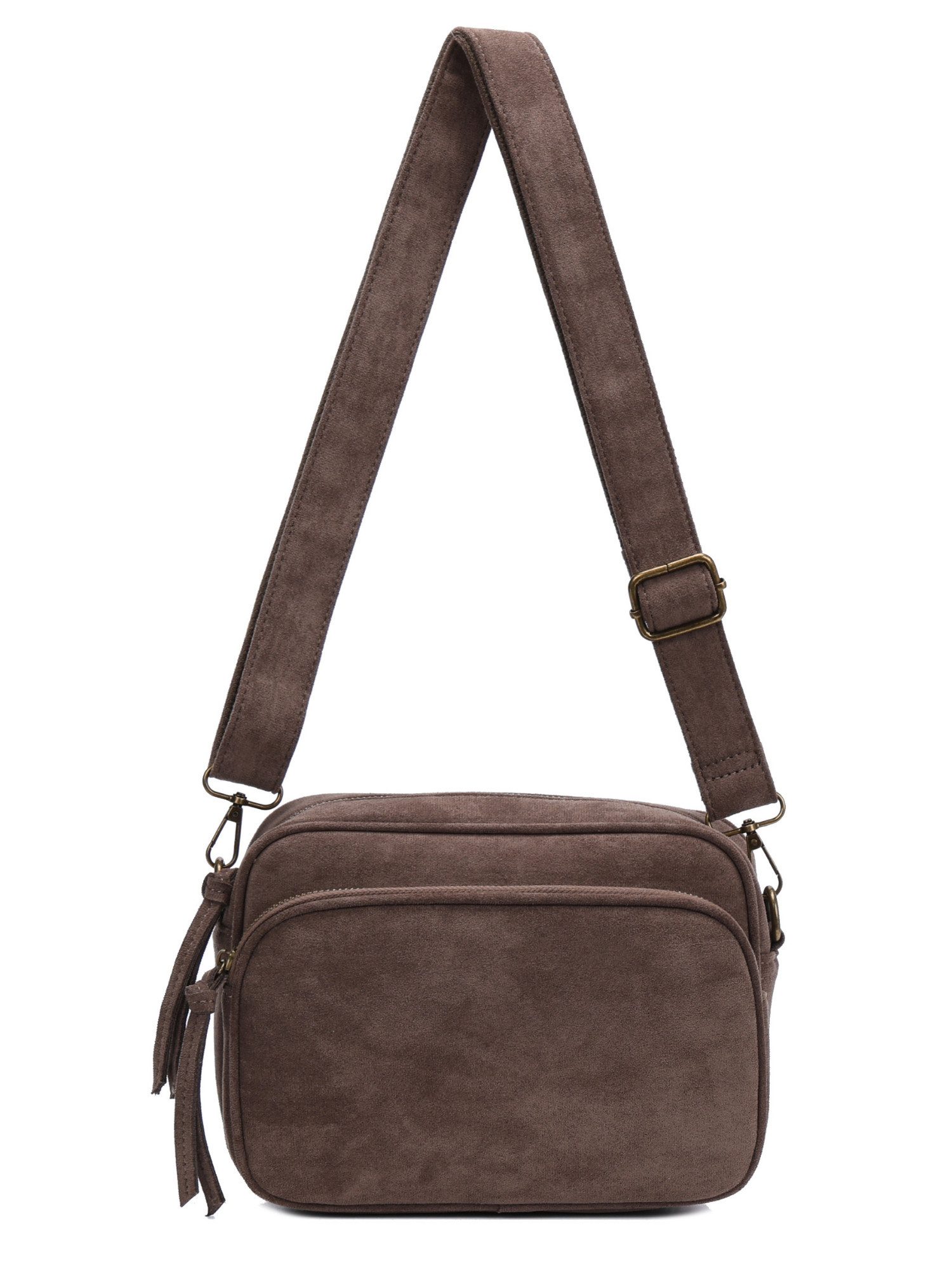 BRISE TASCHE Schultertasche Luxuriöse Wildleder-Schultertasche – günstig online kaufen