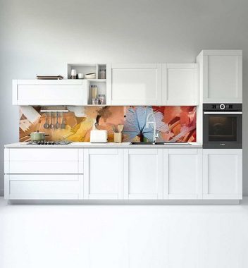 MyMaxxi Dekorationsfolie Küchenrückwand Abstraktes Kunstgemälde bunt selbstklebend