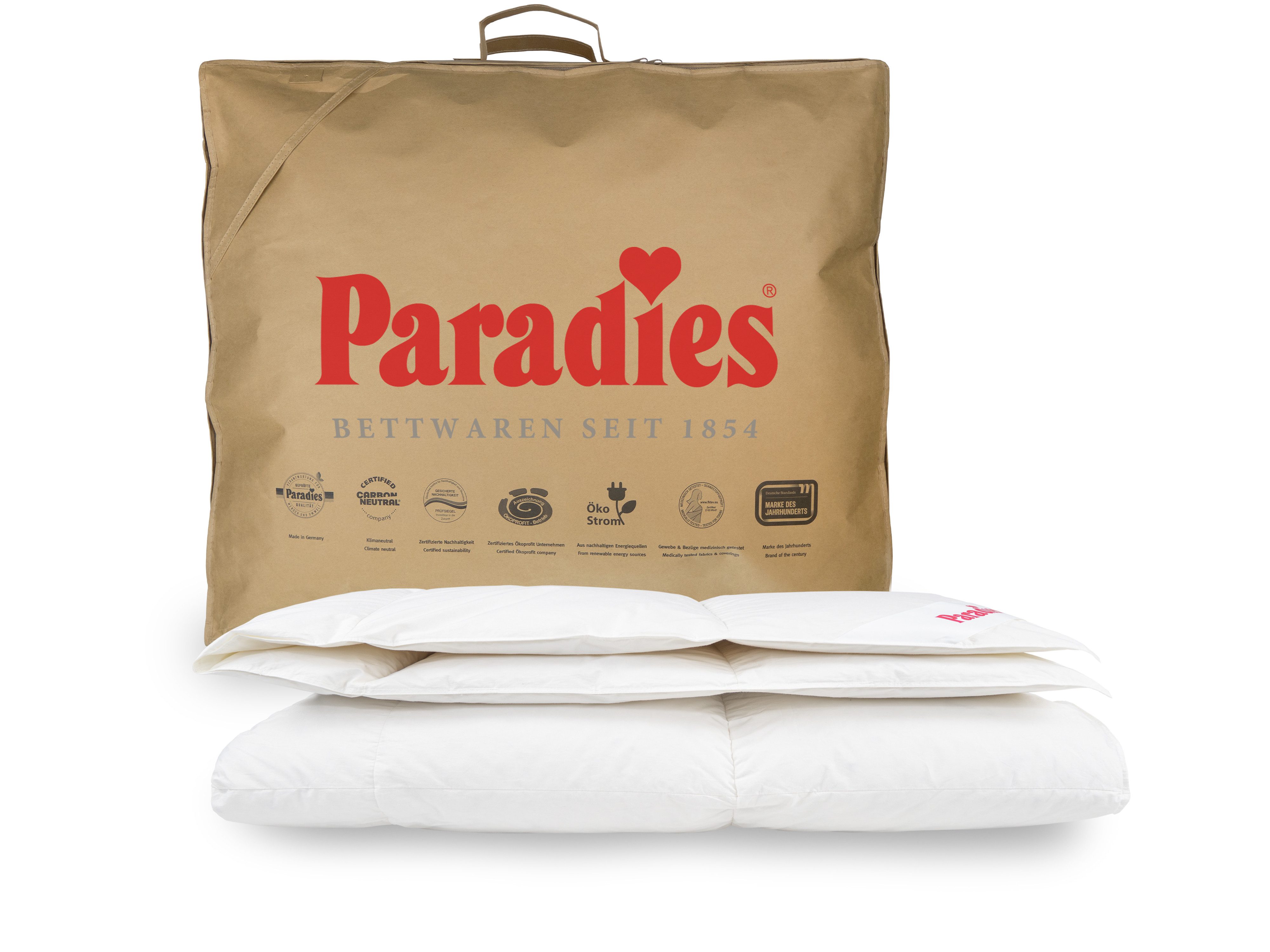 Paradies Gänsedaunenbettdecke Gabi 90, Füllung: 90% günstig online kaufen