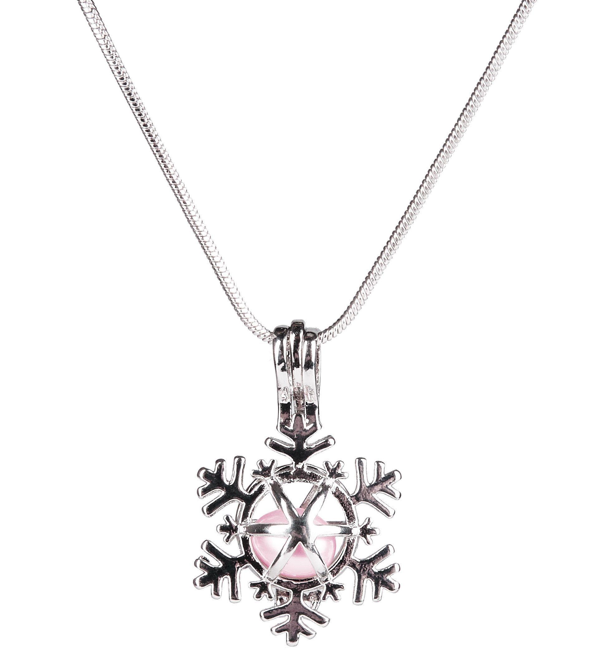 BRUBAKER Perlenketten-Set Deine Persönliche Weihnachtsperle - Merry Christmas (Muschel mit echter Perle als Schmuck Geschenkset - Weihnachten, Set), Wunschperle – Bild 3 von 5