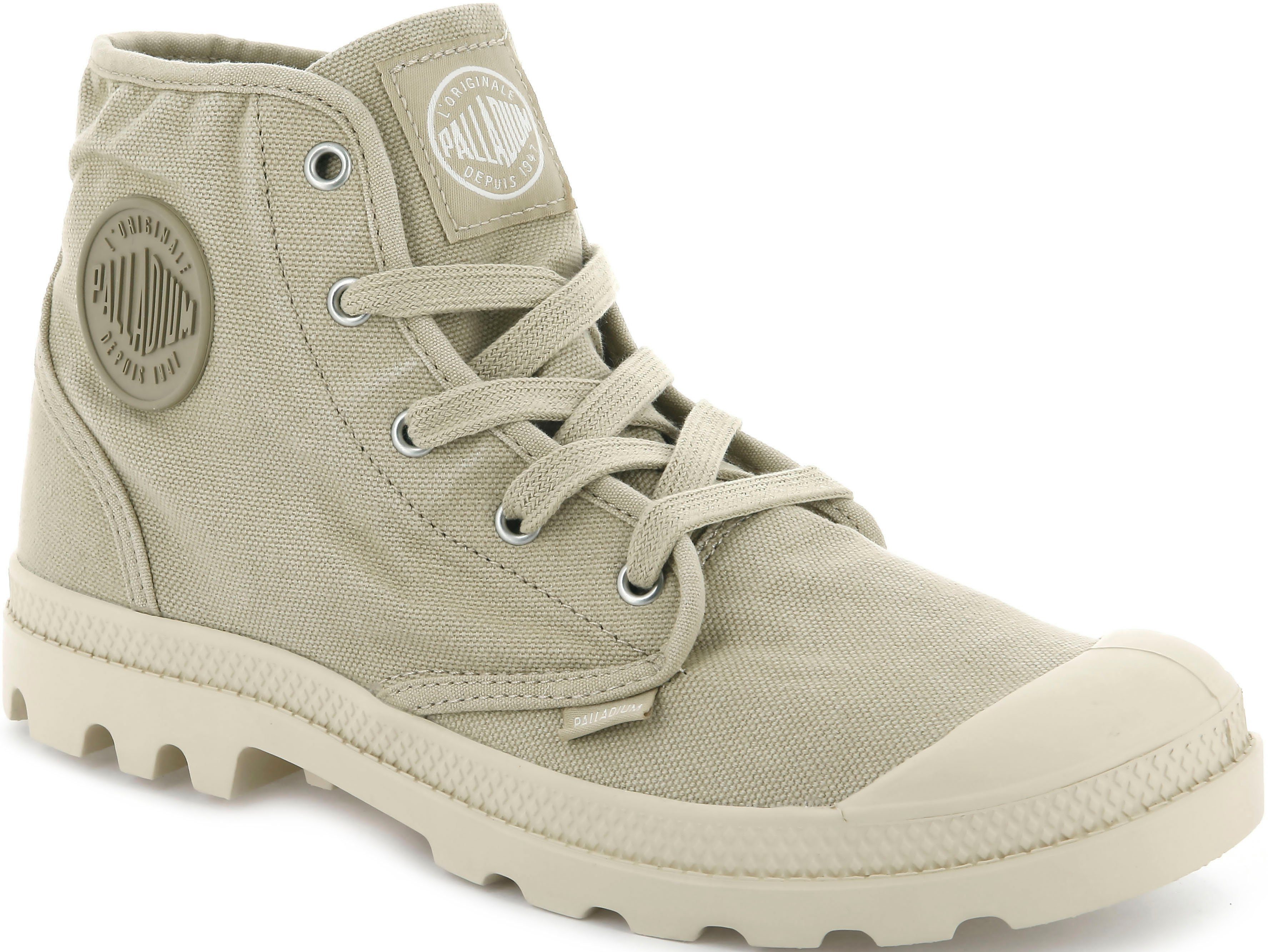Palladium PAMPA HI W Schnürboots aus Textil günstig online kaufen