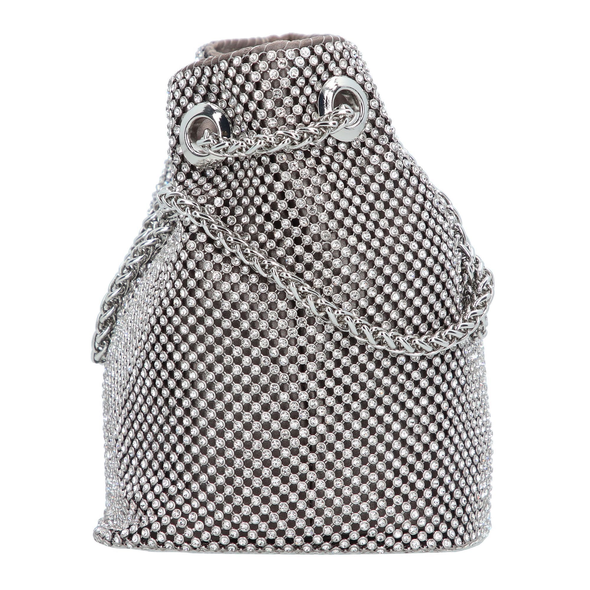 Guess Beuteltasche Twiller, Aluminium