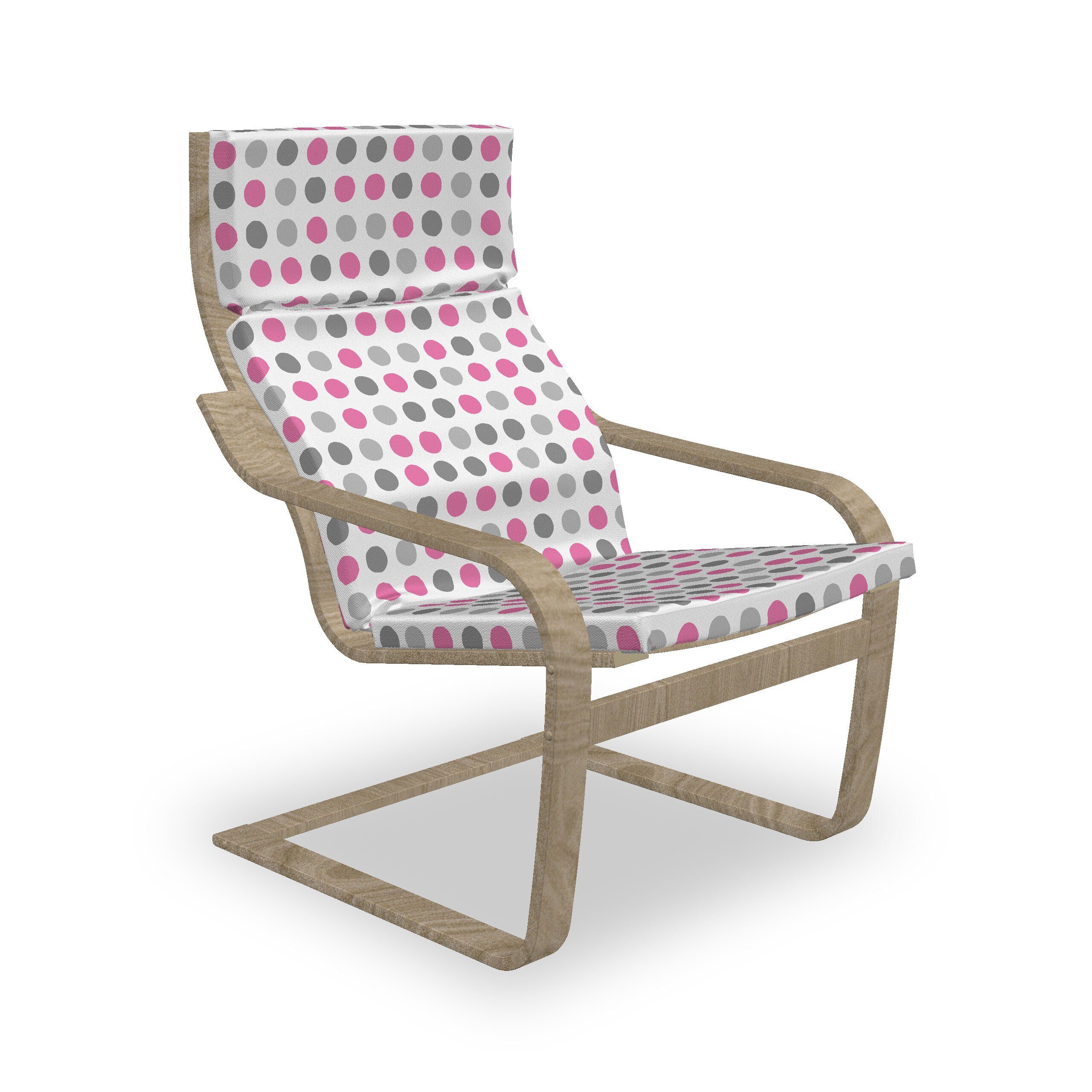 Abakuhaus und Reißverschluss, Geometrisch Tupfen Motive Stuhlkissen Sitzkissen Hakenschlaufe mit Stuhlkissen mit