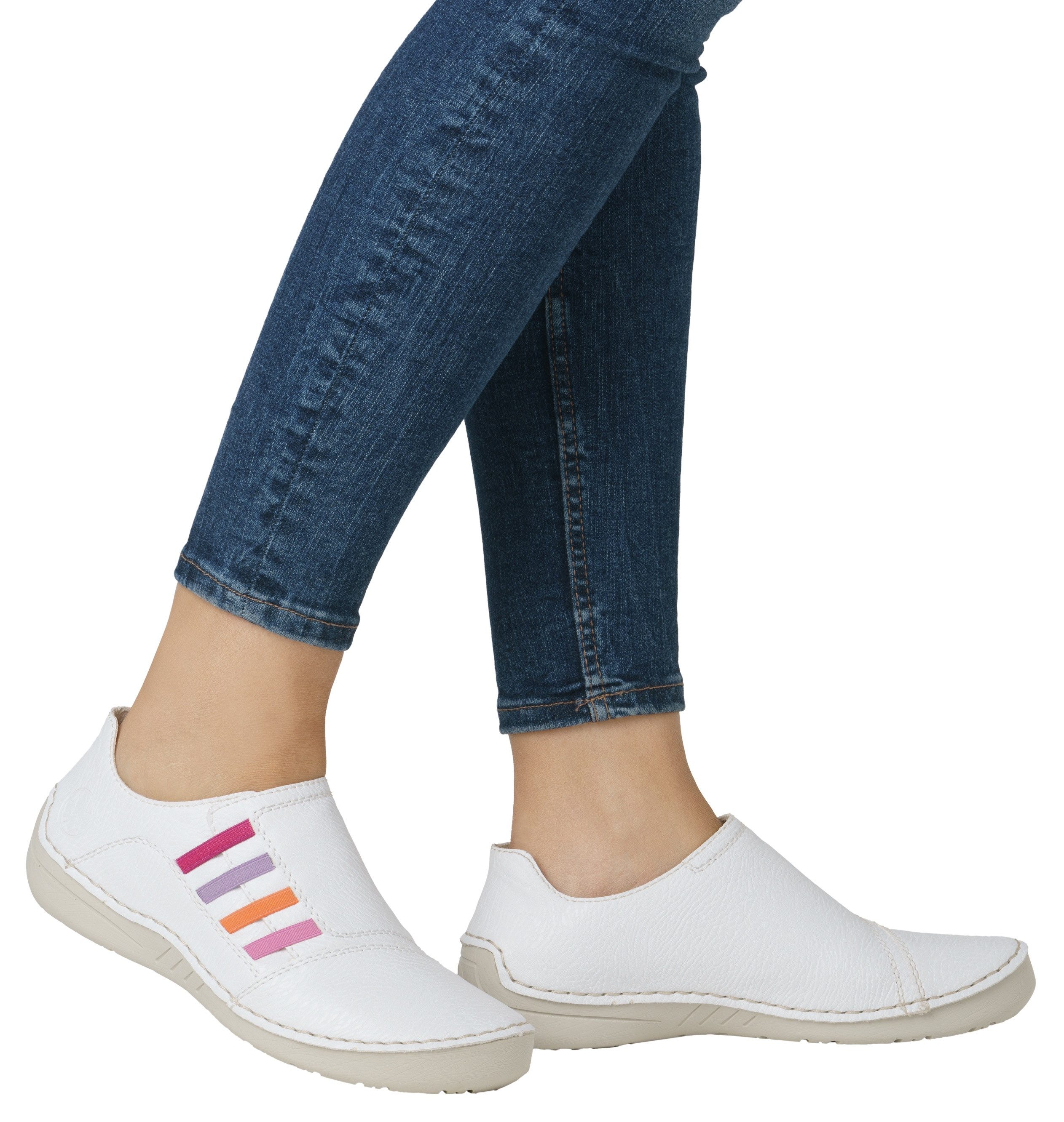 Rieker Slipper Slip-on Sneaker, Schlupfschuh, Halbschuh günstig online kaufen