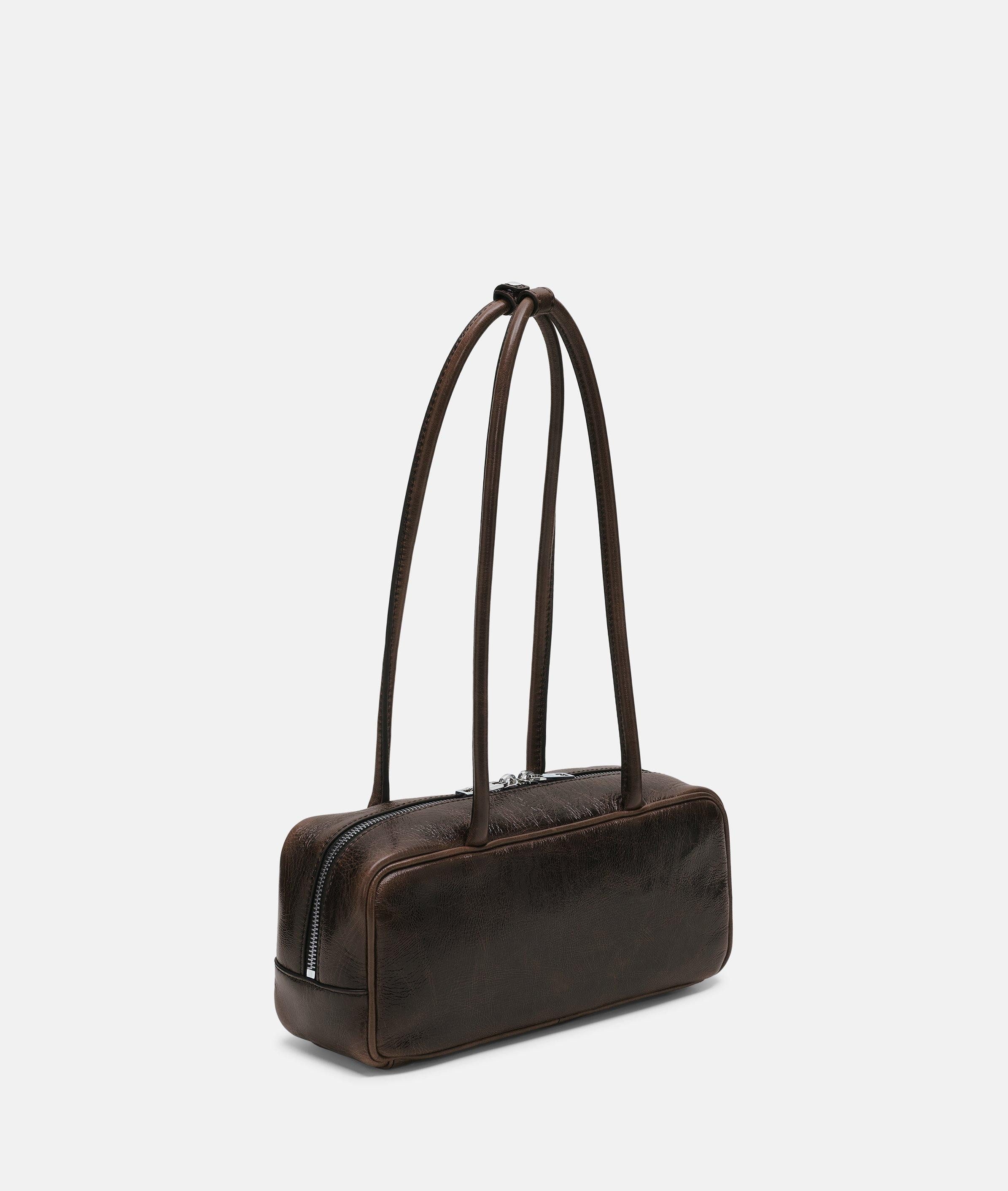 Liebeskind Berlin Schultertasche Jil Satchel S, Handliche Schultertasche aus Rindsleder