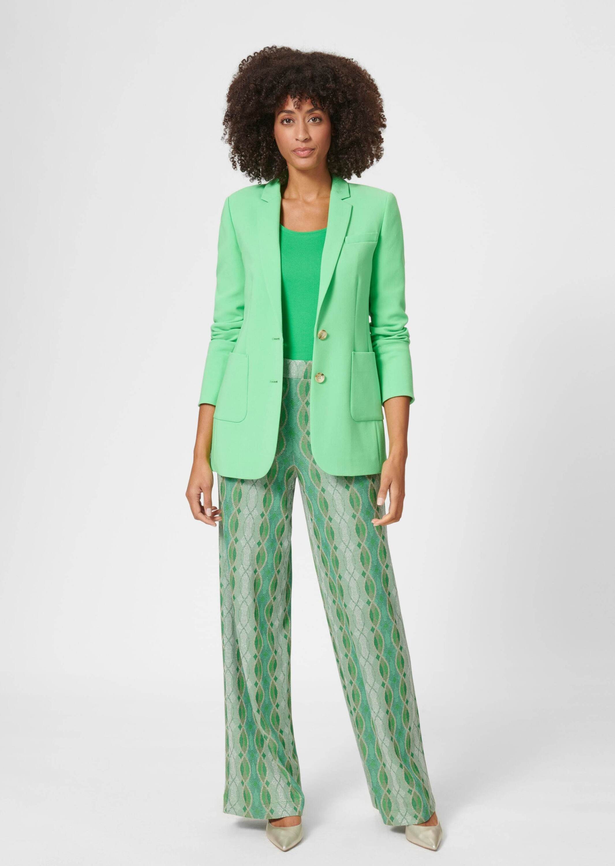 MADELEINE Palazzohose Weite Jerseyhose mit Grafikprint