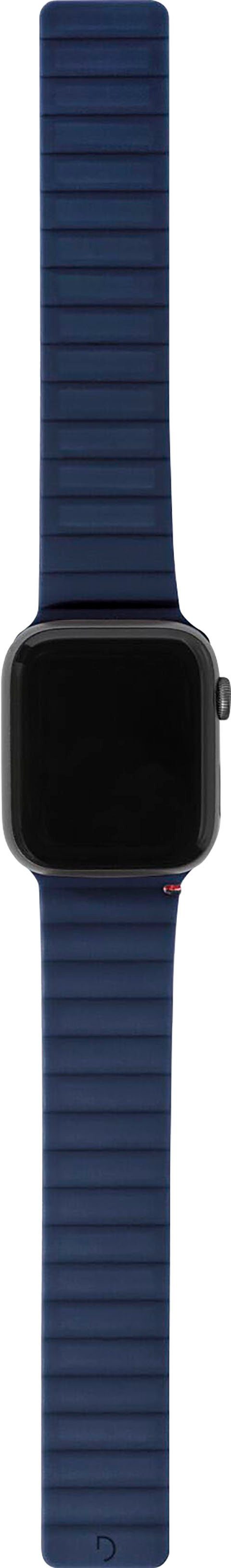 DECODED Smartwatch-Armband Silicon Magnet Navy Traction 42/44/45/49mm Strap LITE