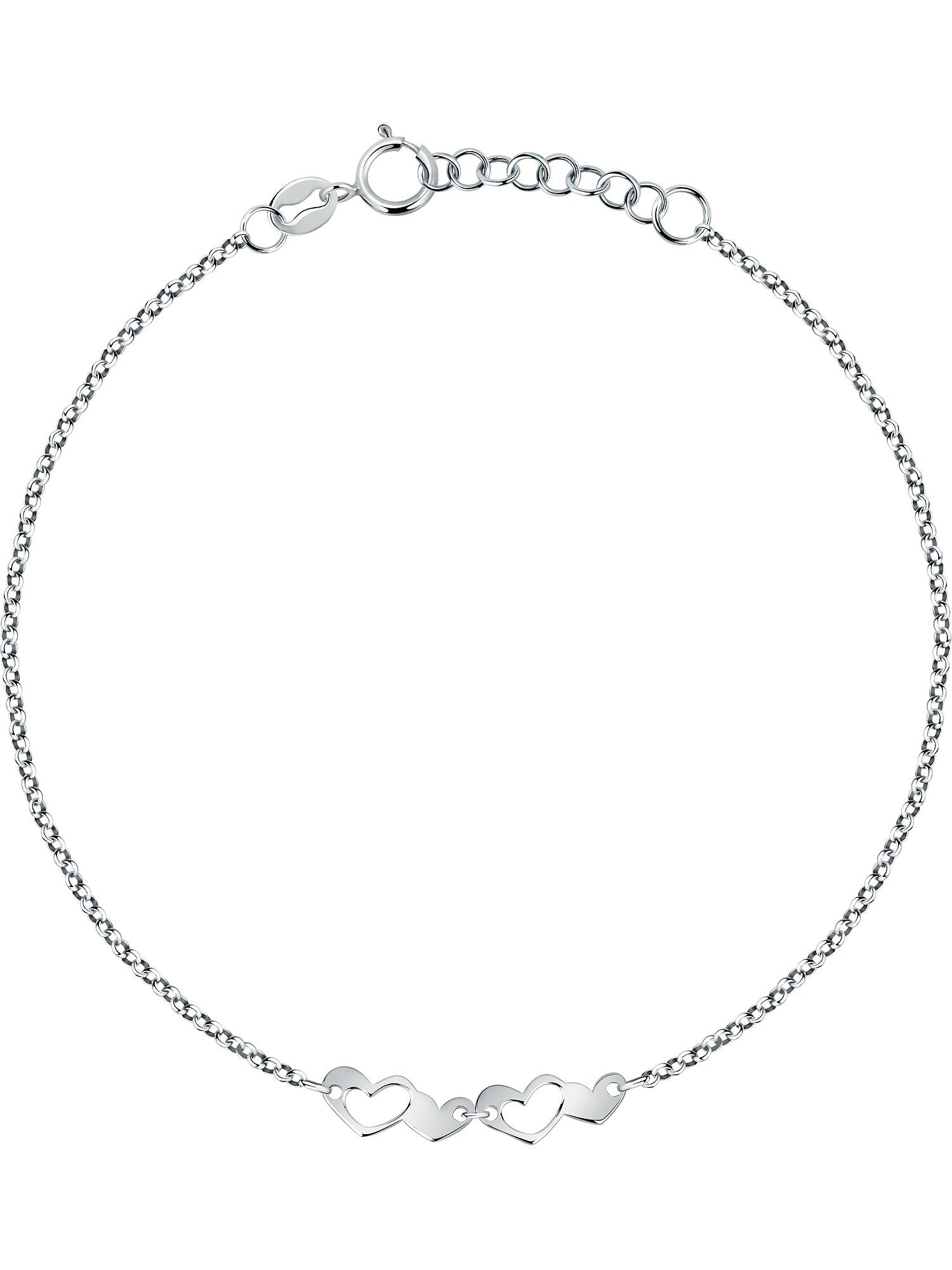 CHRIST Fußkette CHRIST Damen-Fußkette 925er Silber, recycelt Herz